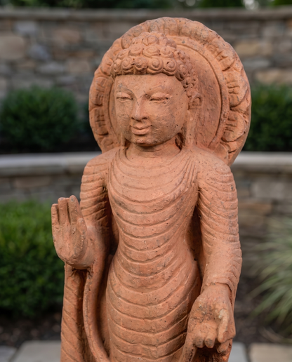 Buddha 19" Pure Natural Sandstone Idol