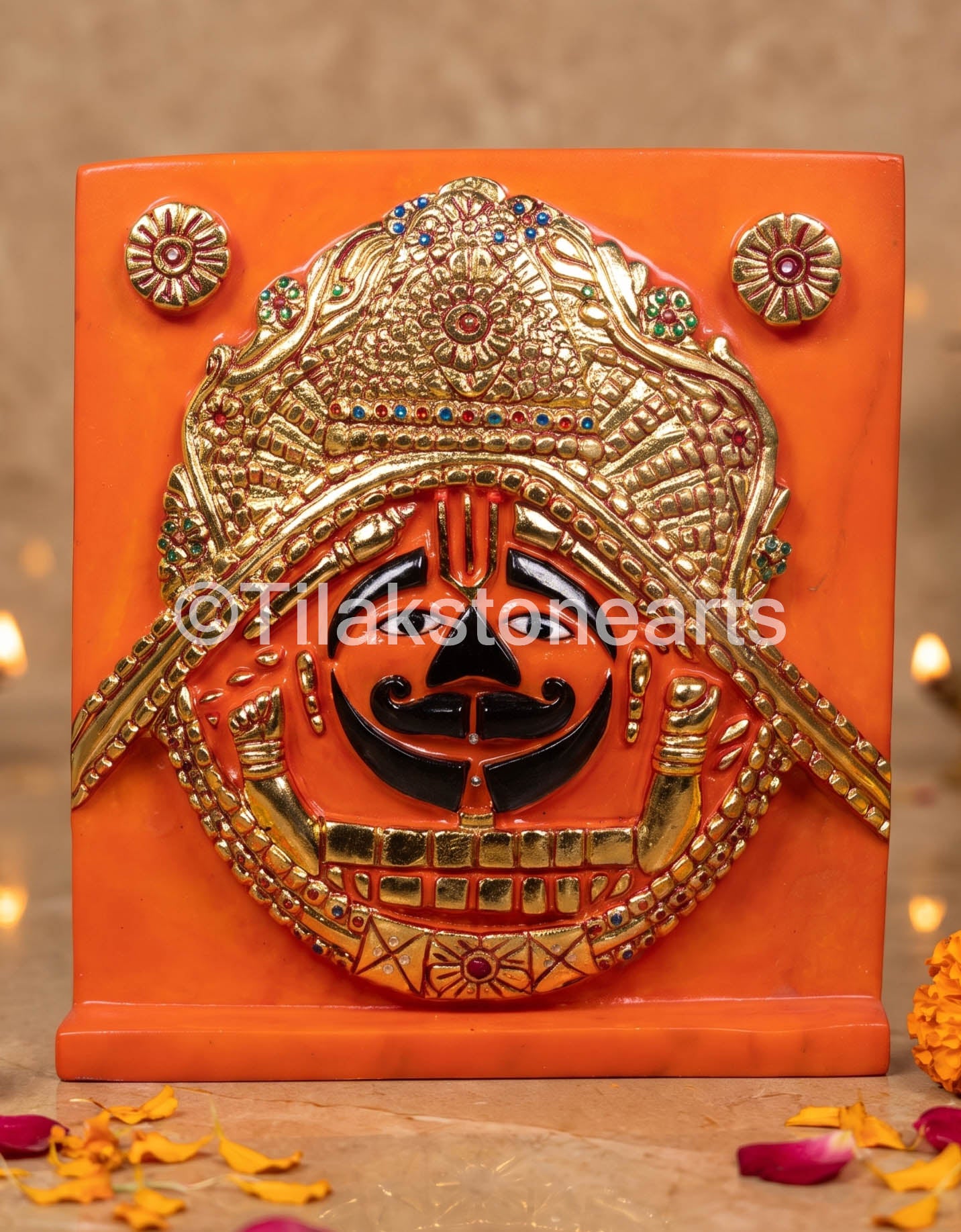 Salasar Balaji 12" Vietnam White Marble Color Idol