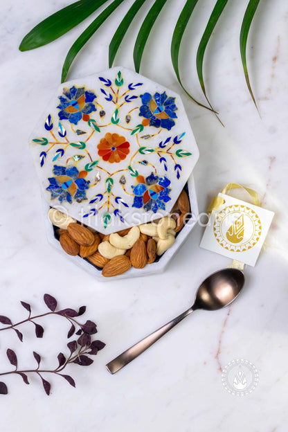 Dry Fruit Box 3" | Inlay Stones
