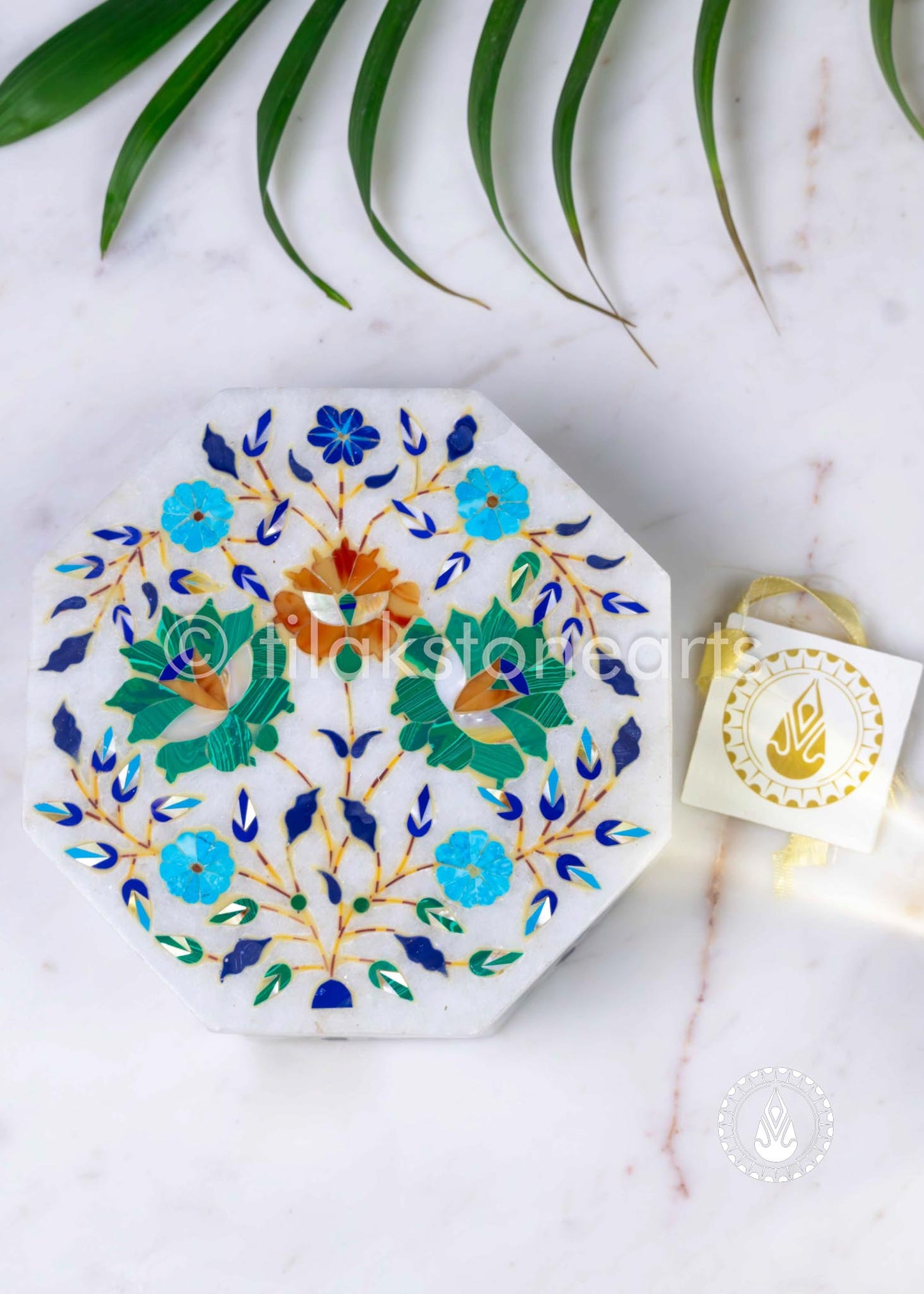 Dry Fruit Box 3" | Inlay Stones