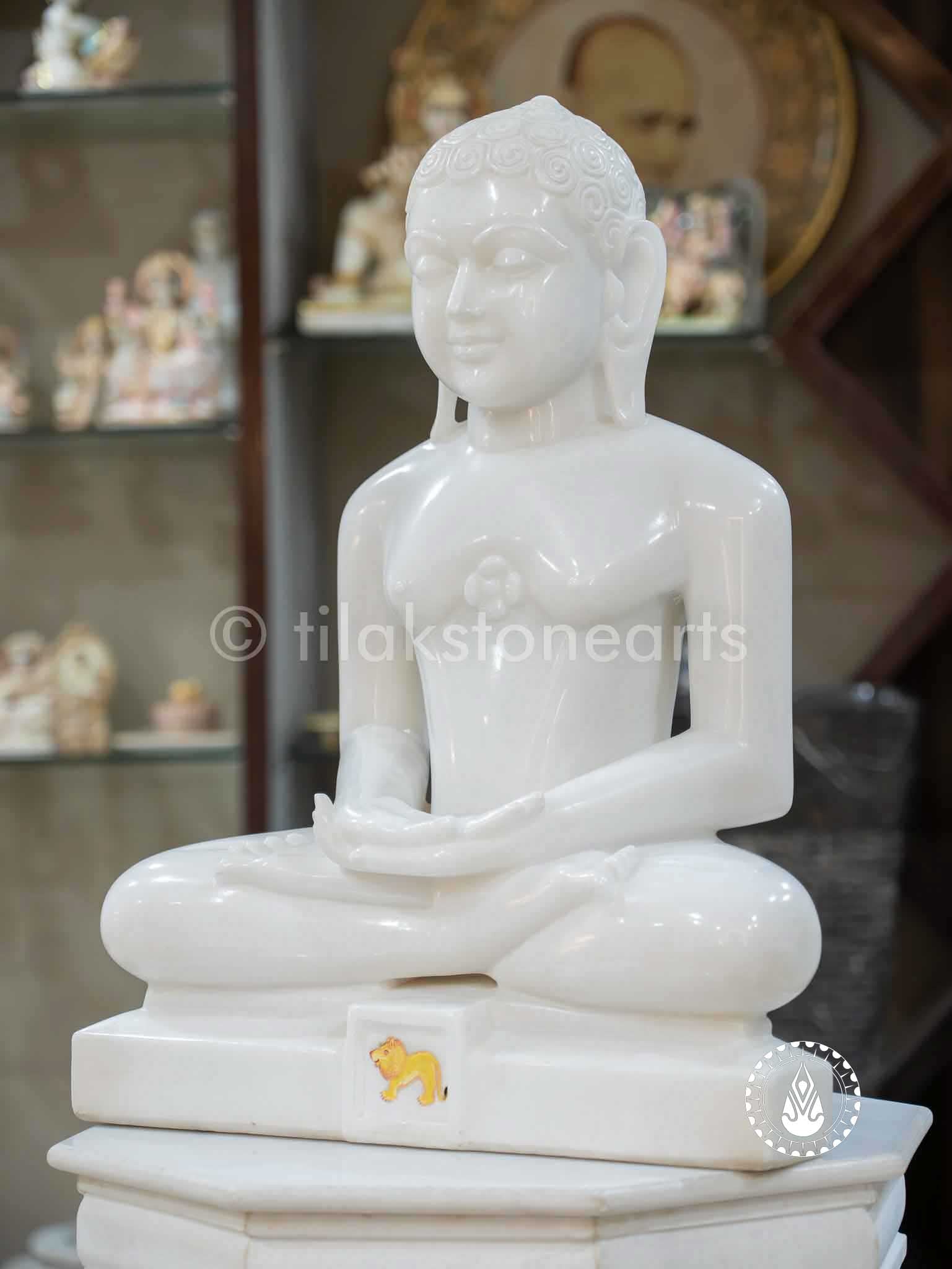 Mahaveer Swami 26" | Swiss White (Imported)