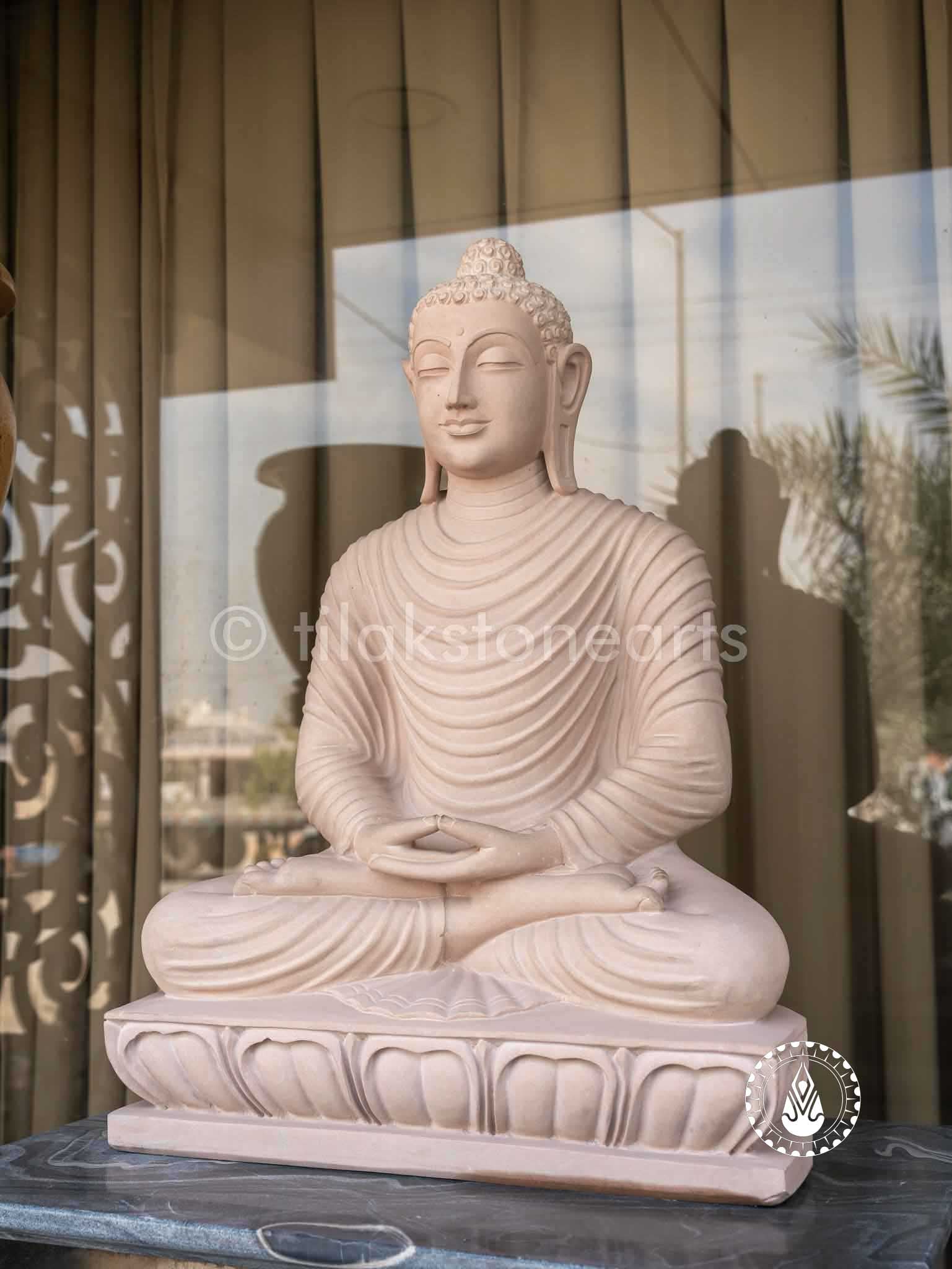 Shakyamuni Buddha 36" | Sandstone
