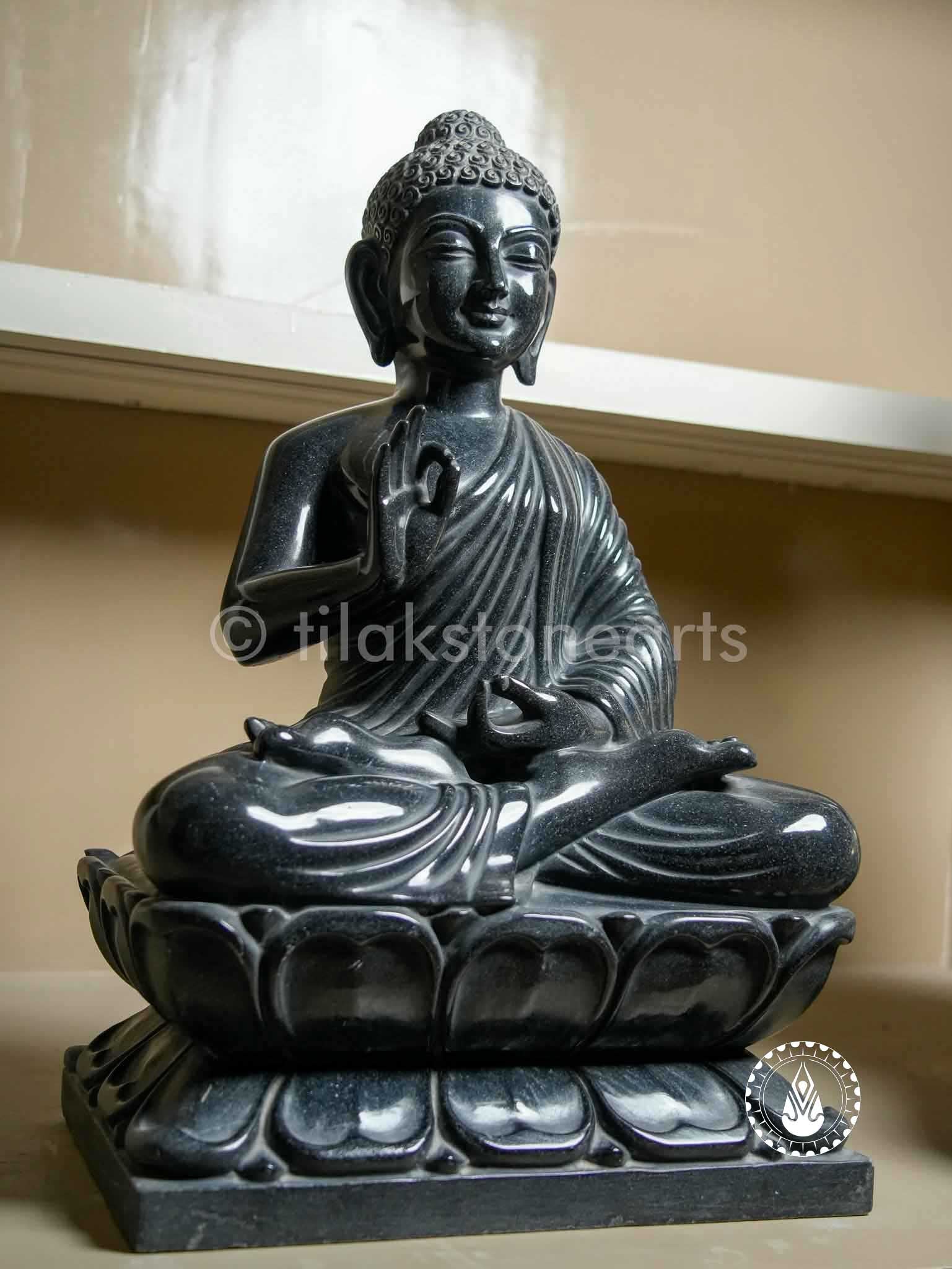 Buddha Ji 25" | Mid Night Black Stone