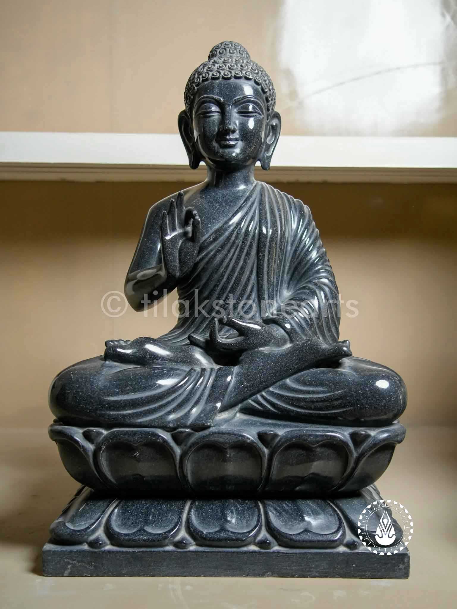 Buddha Ji 25" | Mid Night Black Stone