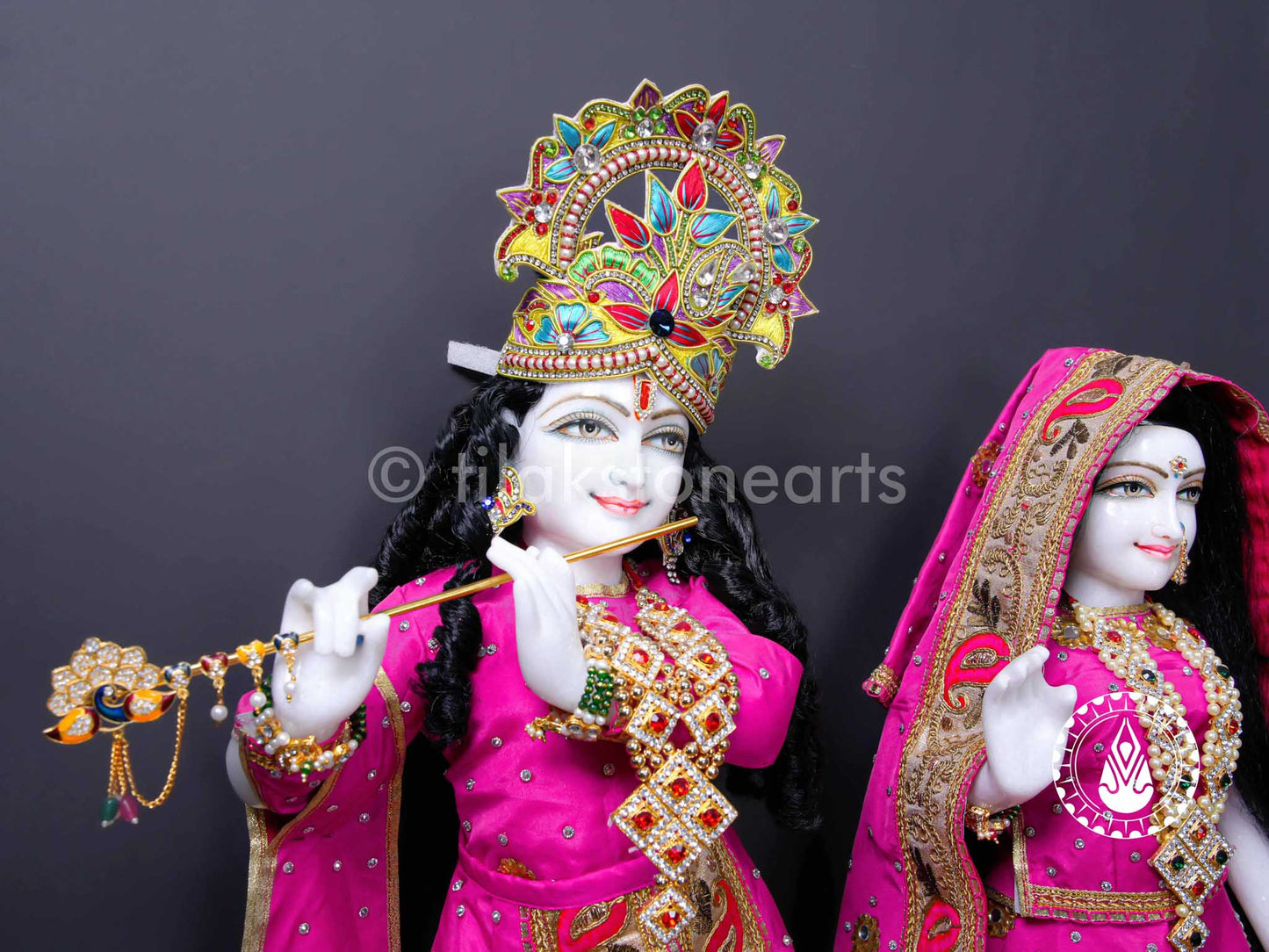 Radha Krishna 24" | Swiss White (Imported)