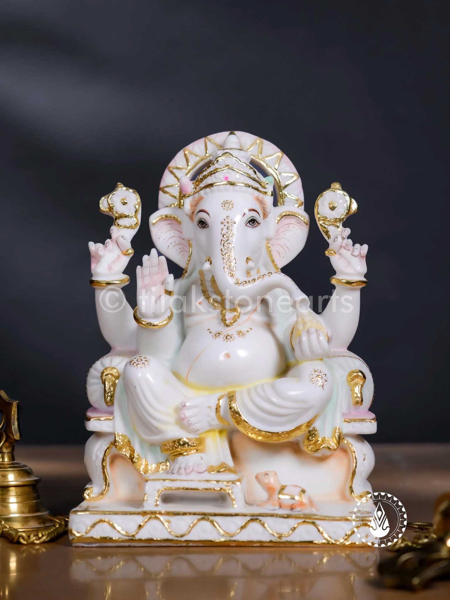 Ganesha 11" | Cultured Marble