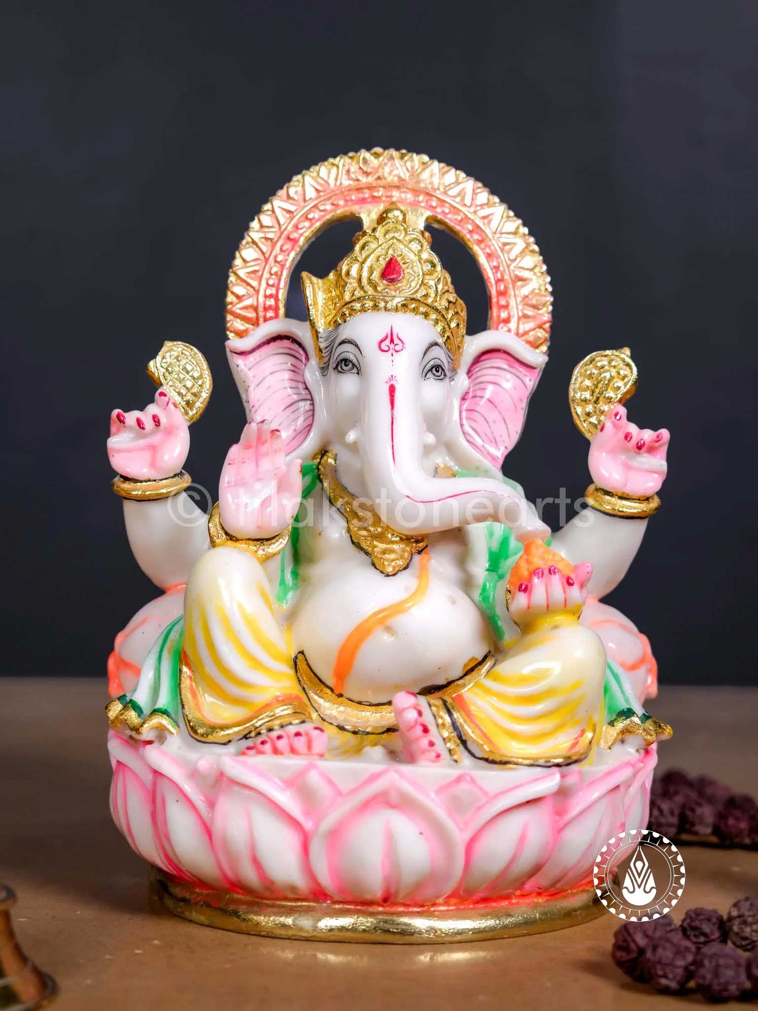 Ganesha 12" | Cultured Marble