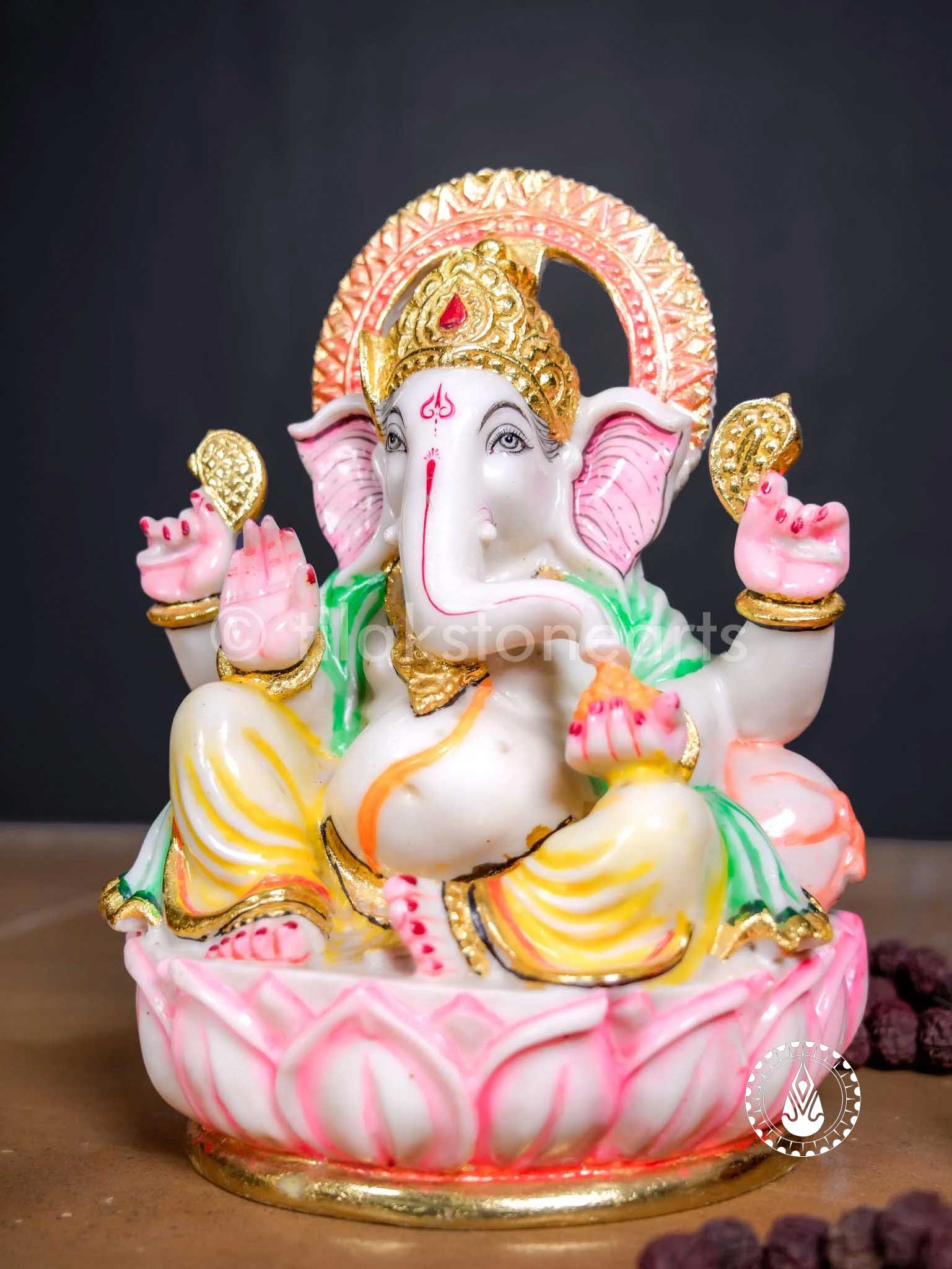 Ganesha 12" | Cultured Marble