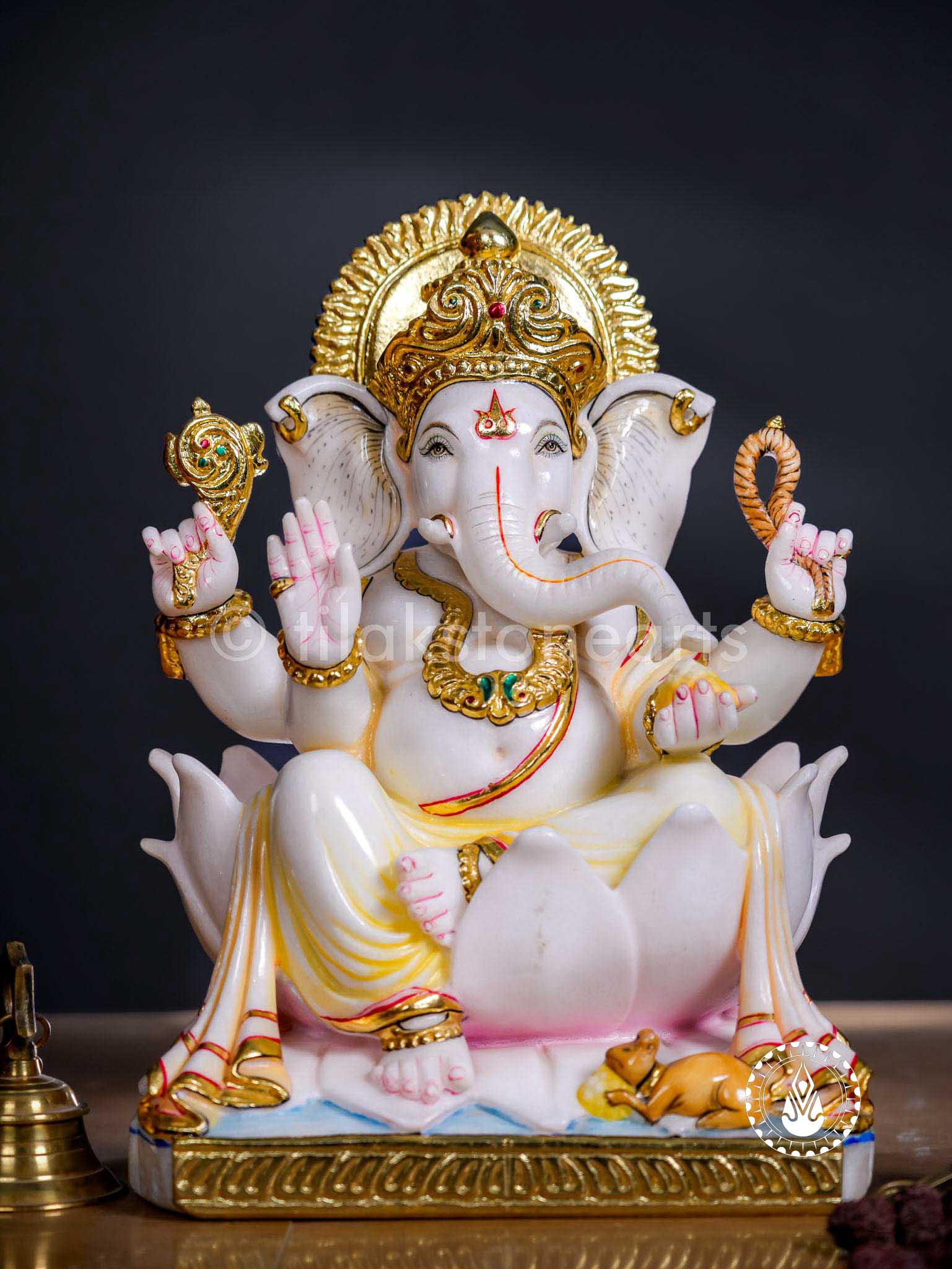 Ganesha 15" | Swiss White (Imported)