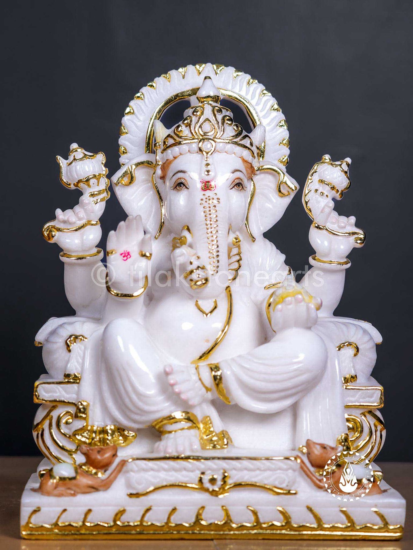 Ganesha 15" | Swiss White (Imported)