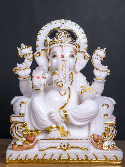 Ganesha 15" | Swiss White (Imported)