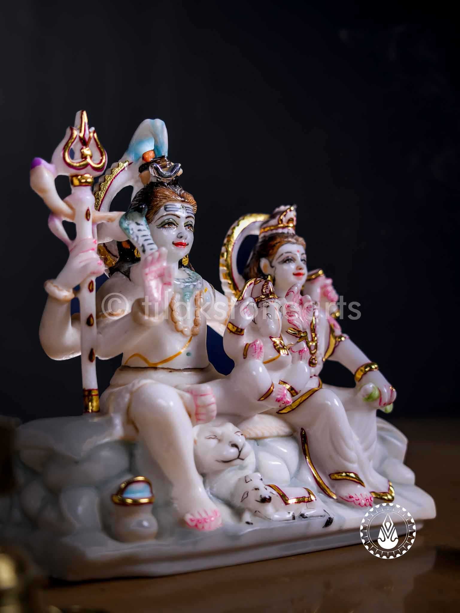 Shiv Parivar 9" | Swiss White (Imported)
