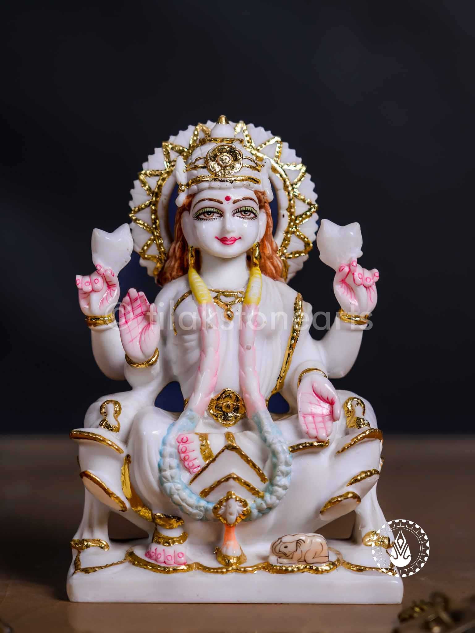 Laxmi Maa 9" | Swiss White (Imported)