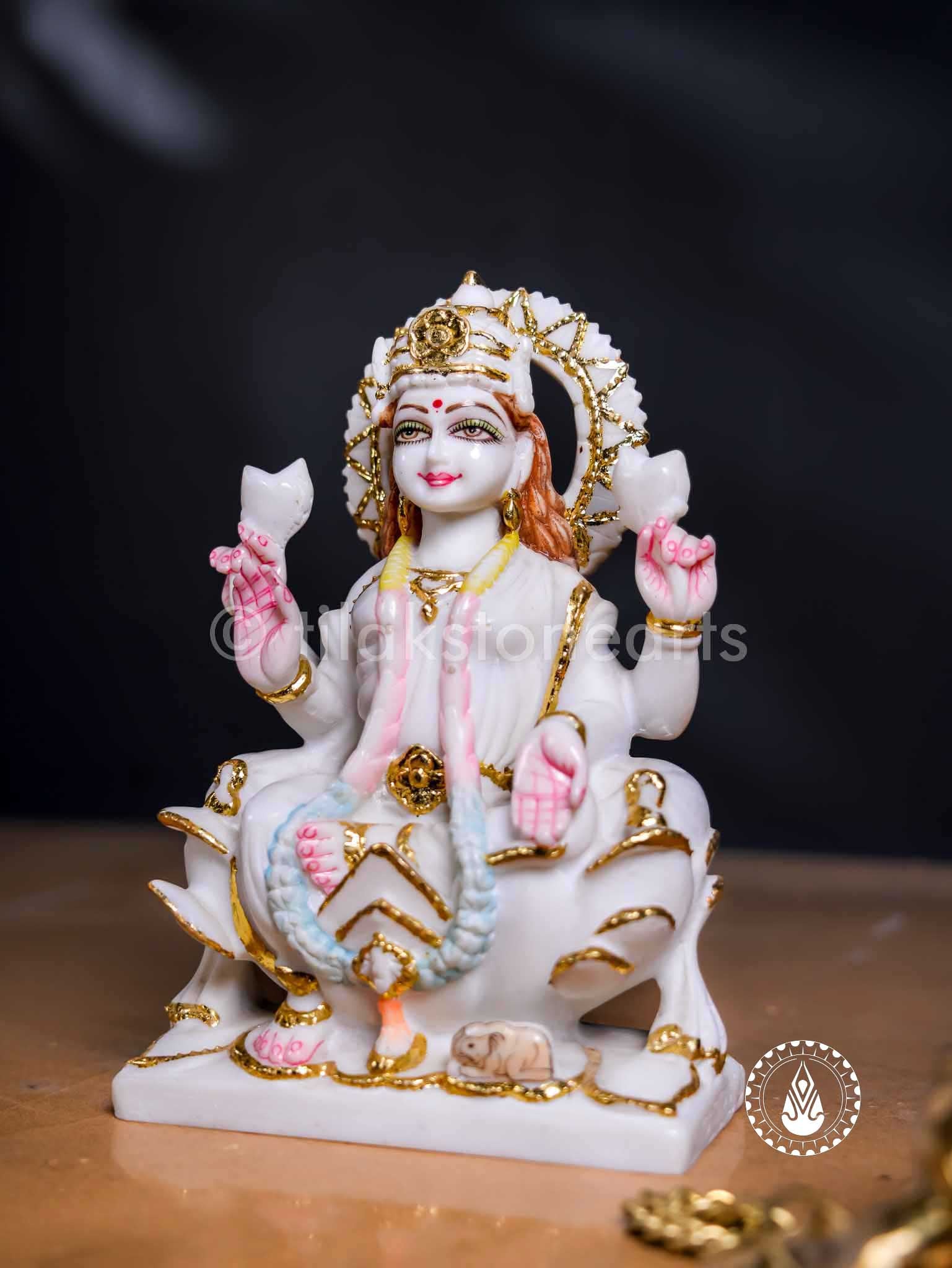 Laxmi Maa 9" | Swiss White (Imported)