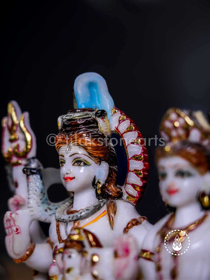 Shiv Parivar 9" | Swiss White(Imported)