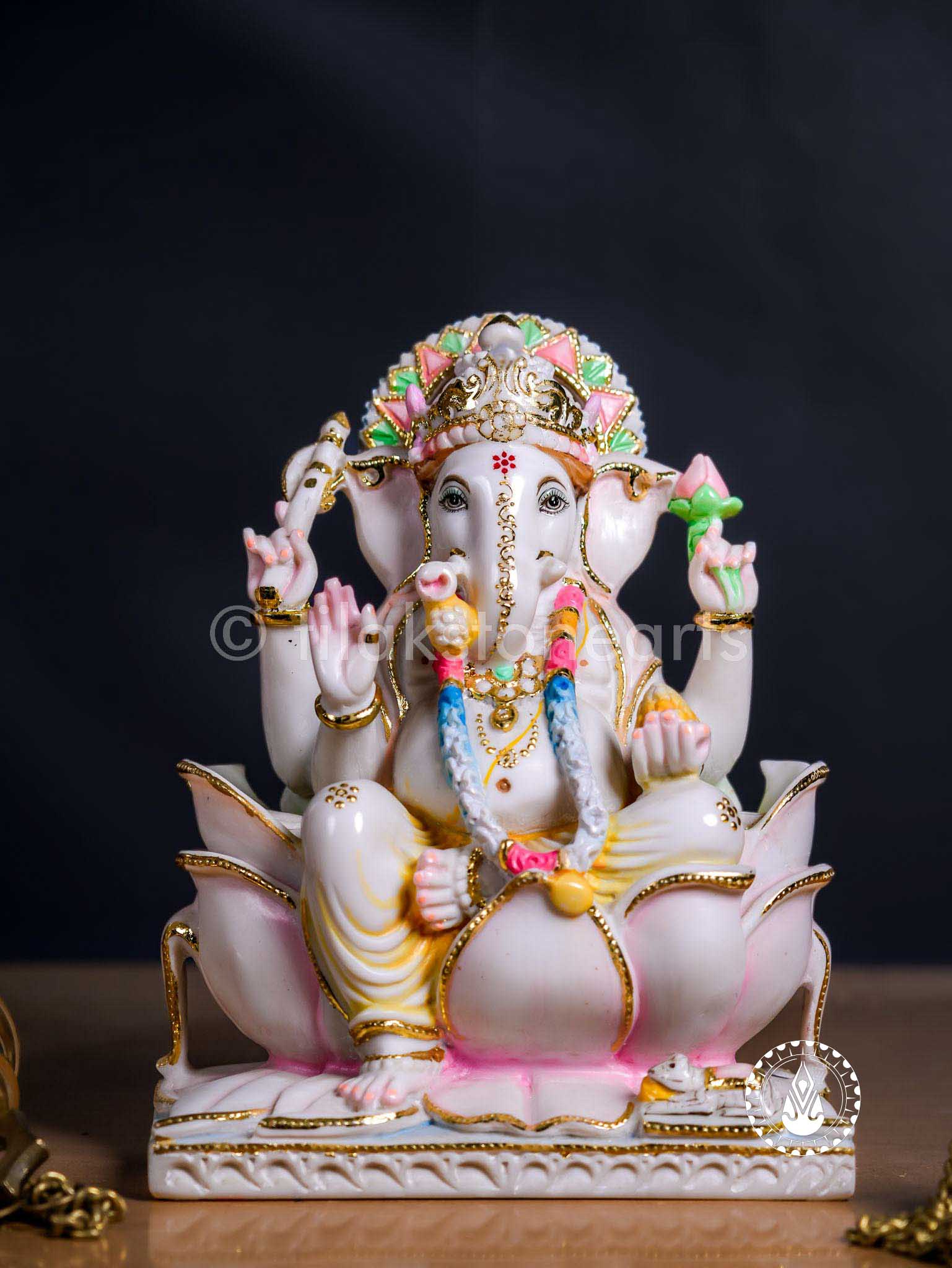 Ganesha 12" | Cultured Marble