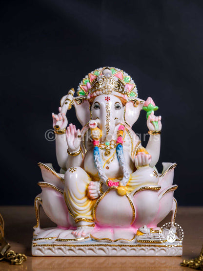 Ganesha 12" | Cultured Marble