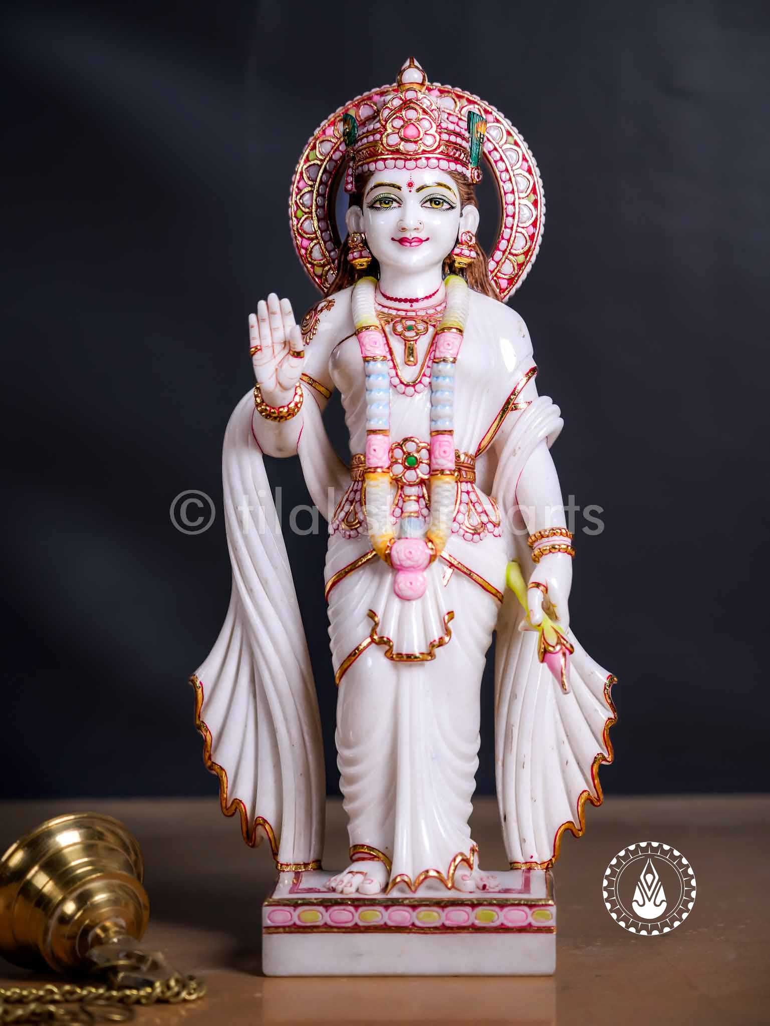 Laxmi Maa 16" | Swiss White (Imported)
