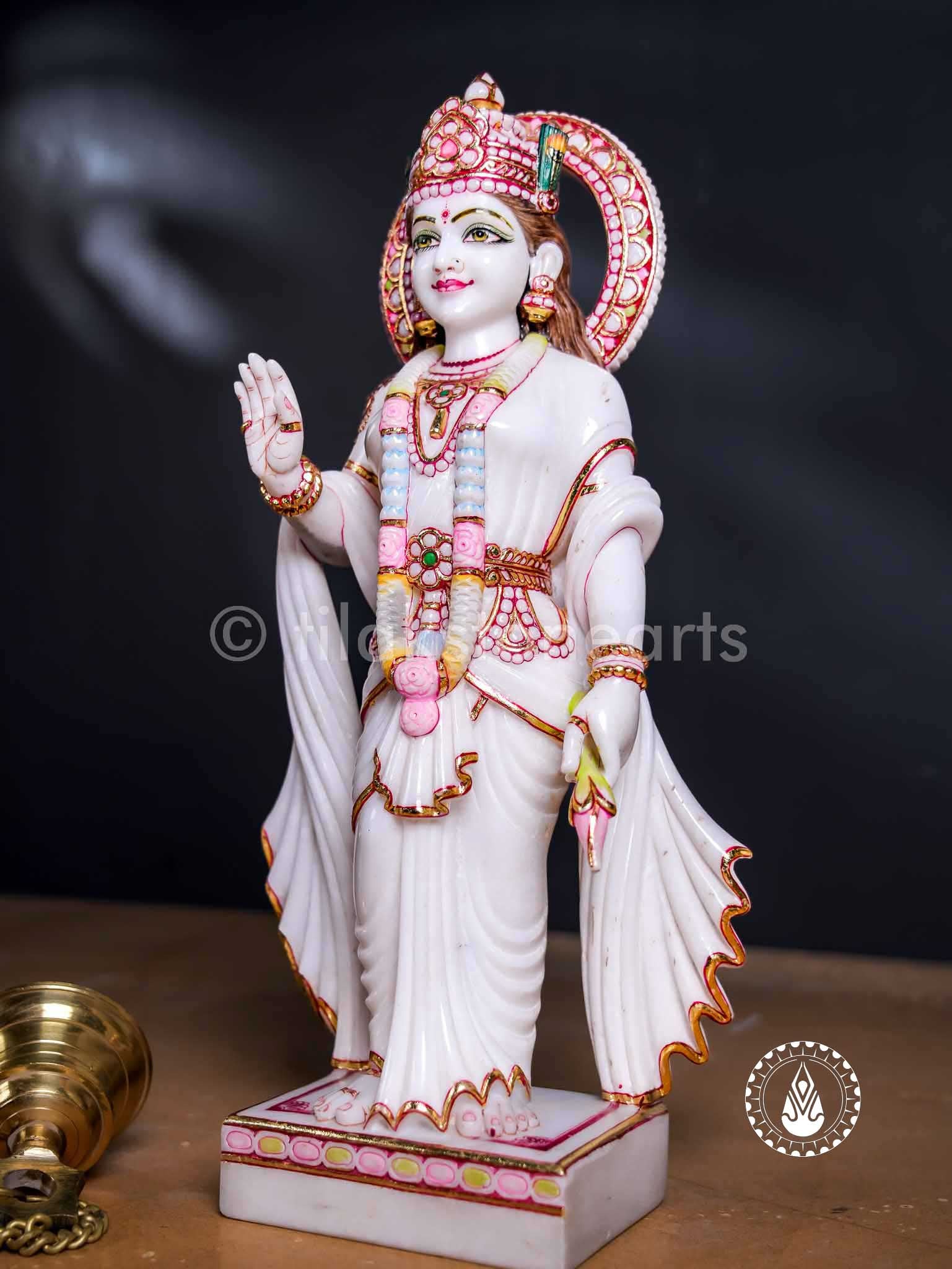 Laxmi Maa 16" | Swiss White (Imported)