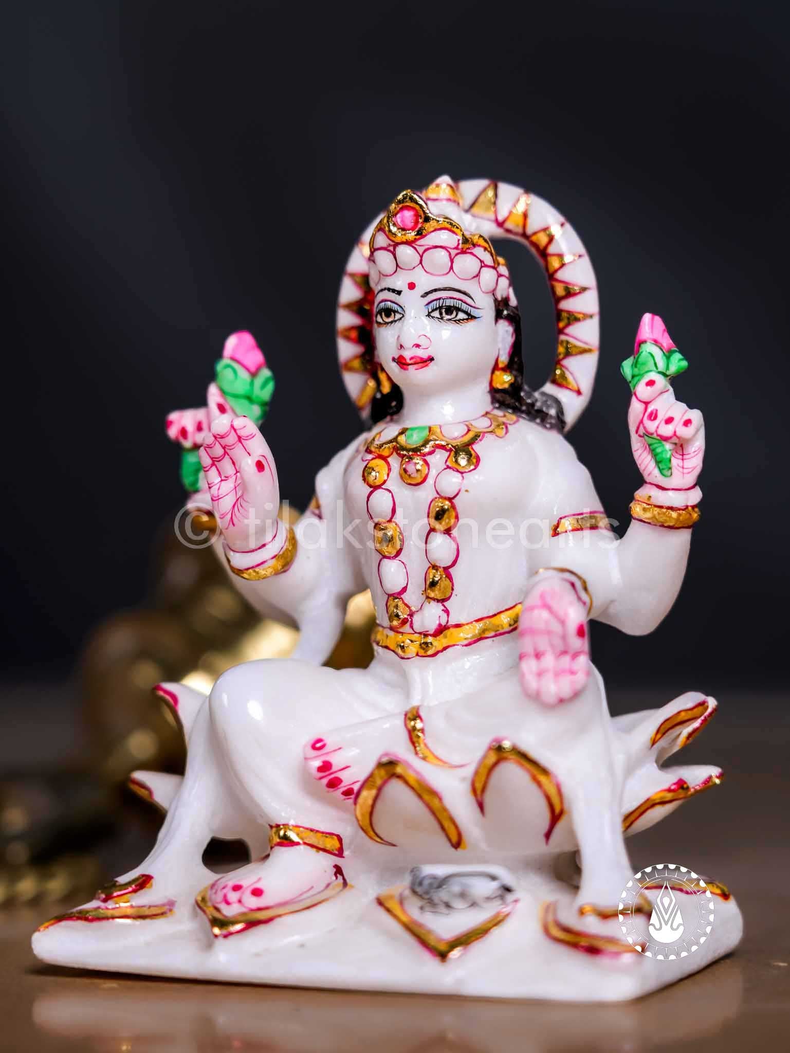 Laxmi Maa 5" | Swiss White (Imported)