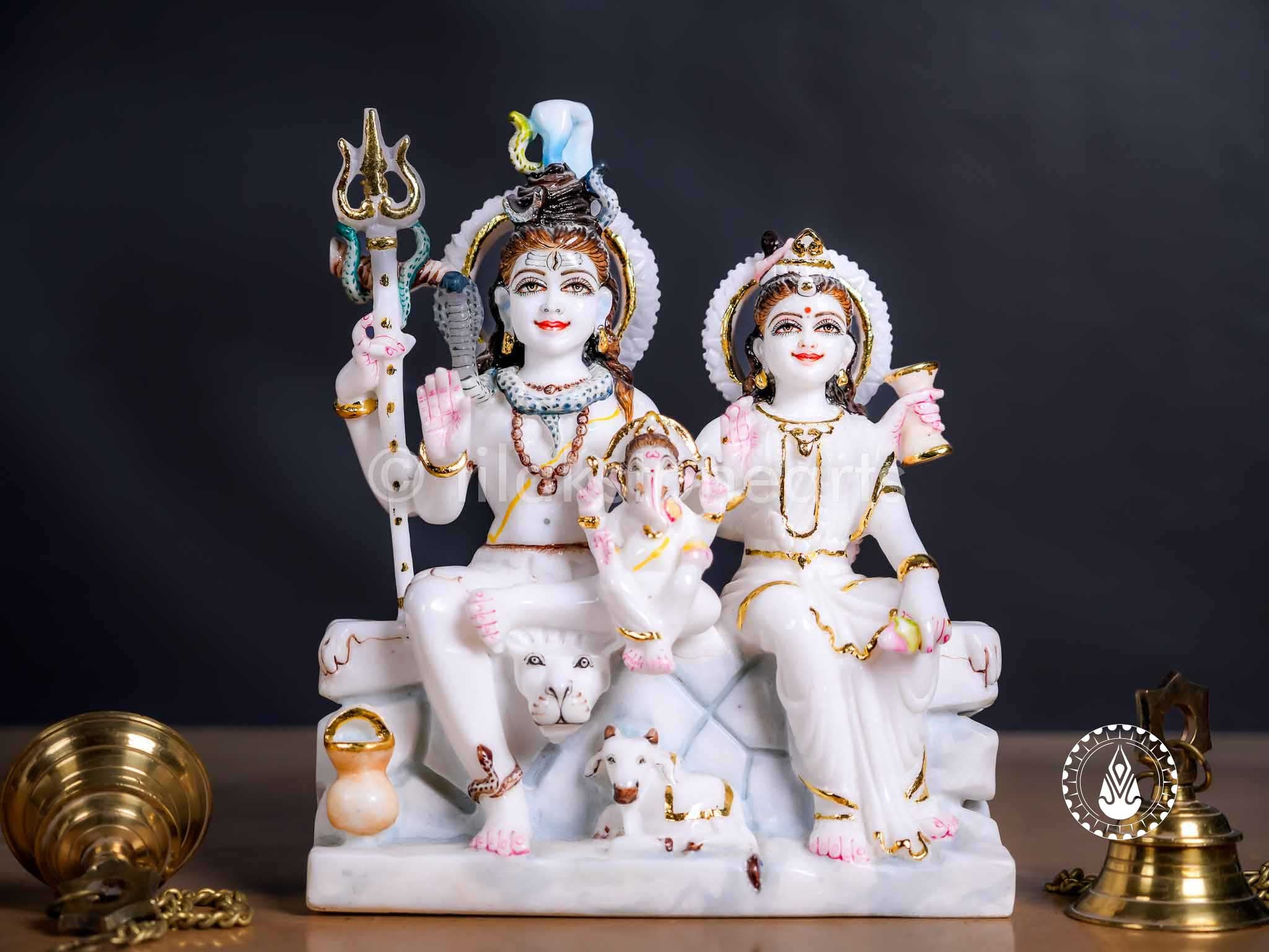 Shiv Parivar 12" | Swiss White(Imported)