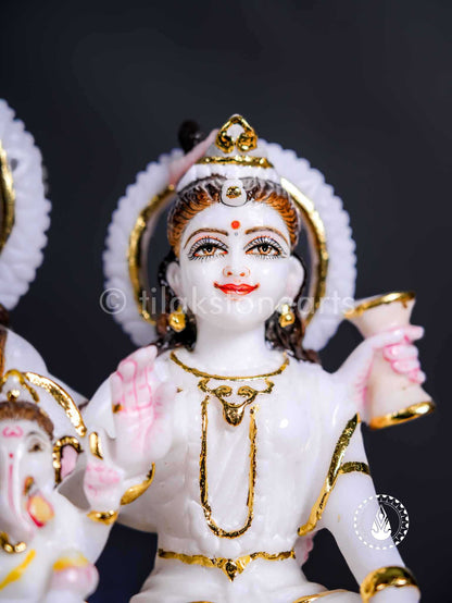 Shiv Parivar 12" | Swiss White(Imported)