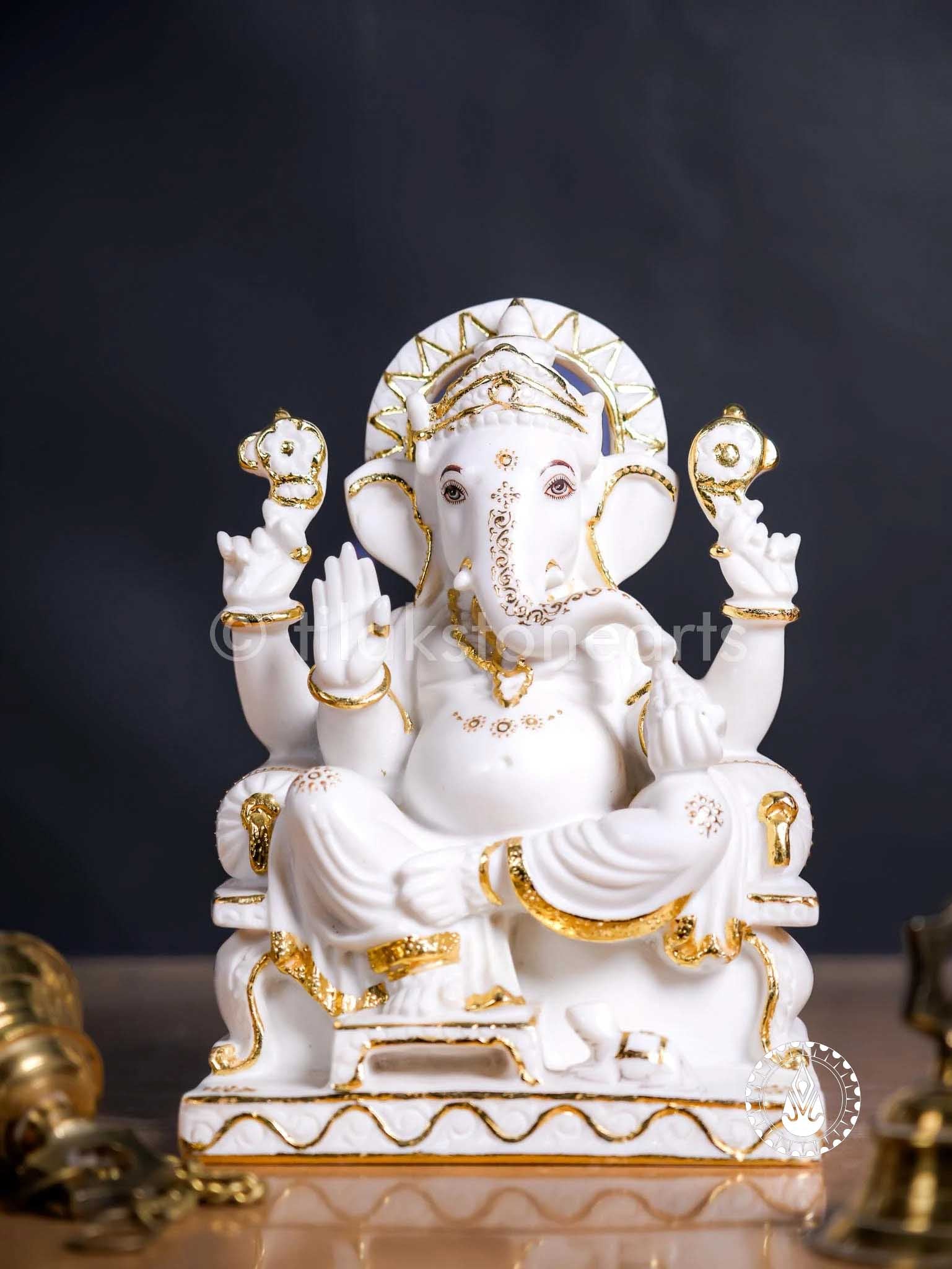 Ganesha 11" | Cultured Marble