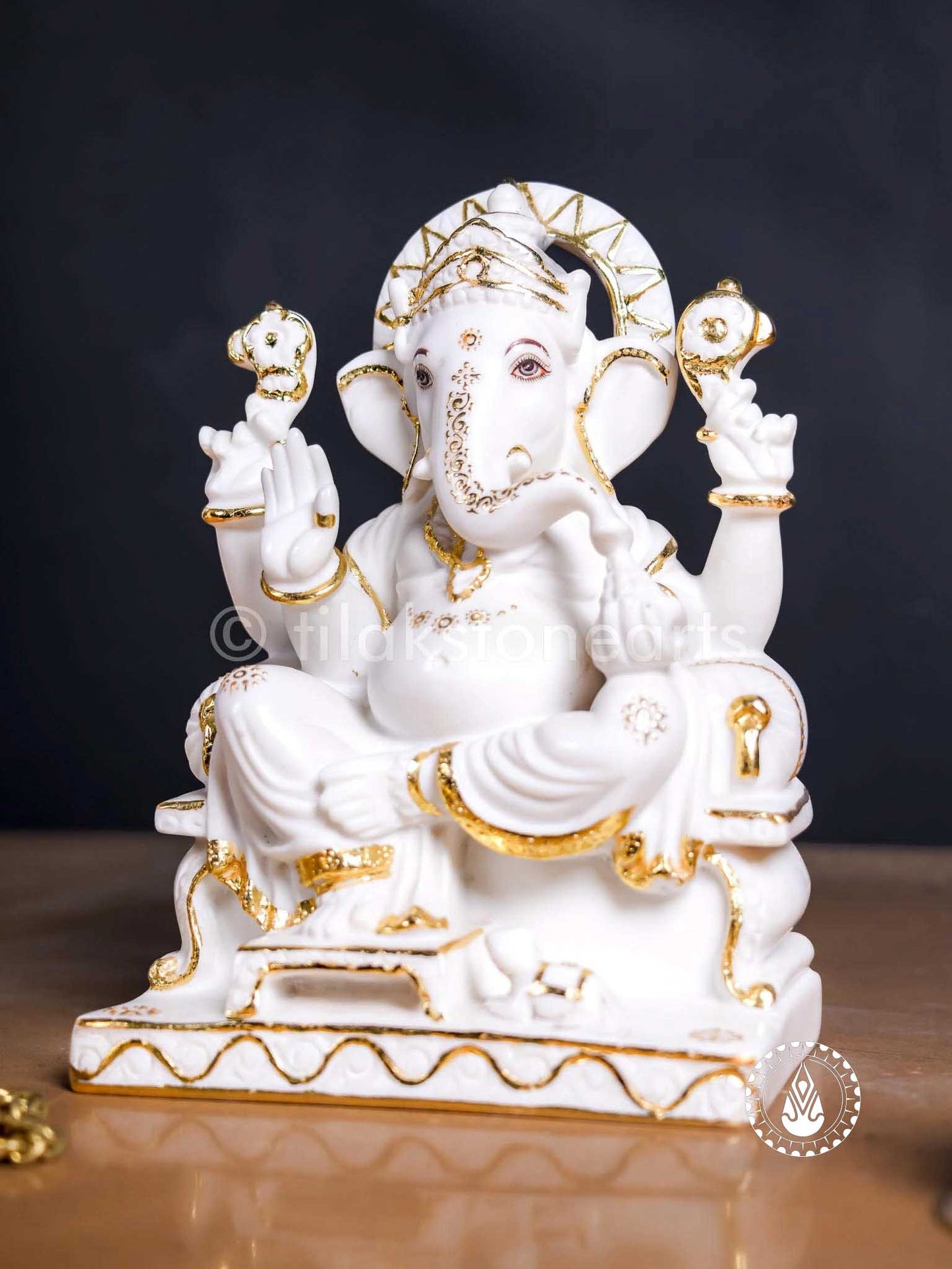 Ganesha 11" | Cultured Marble