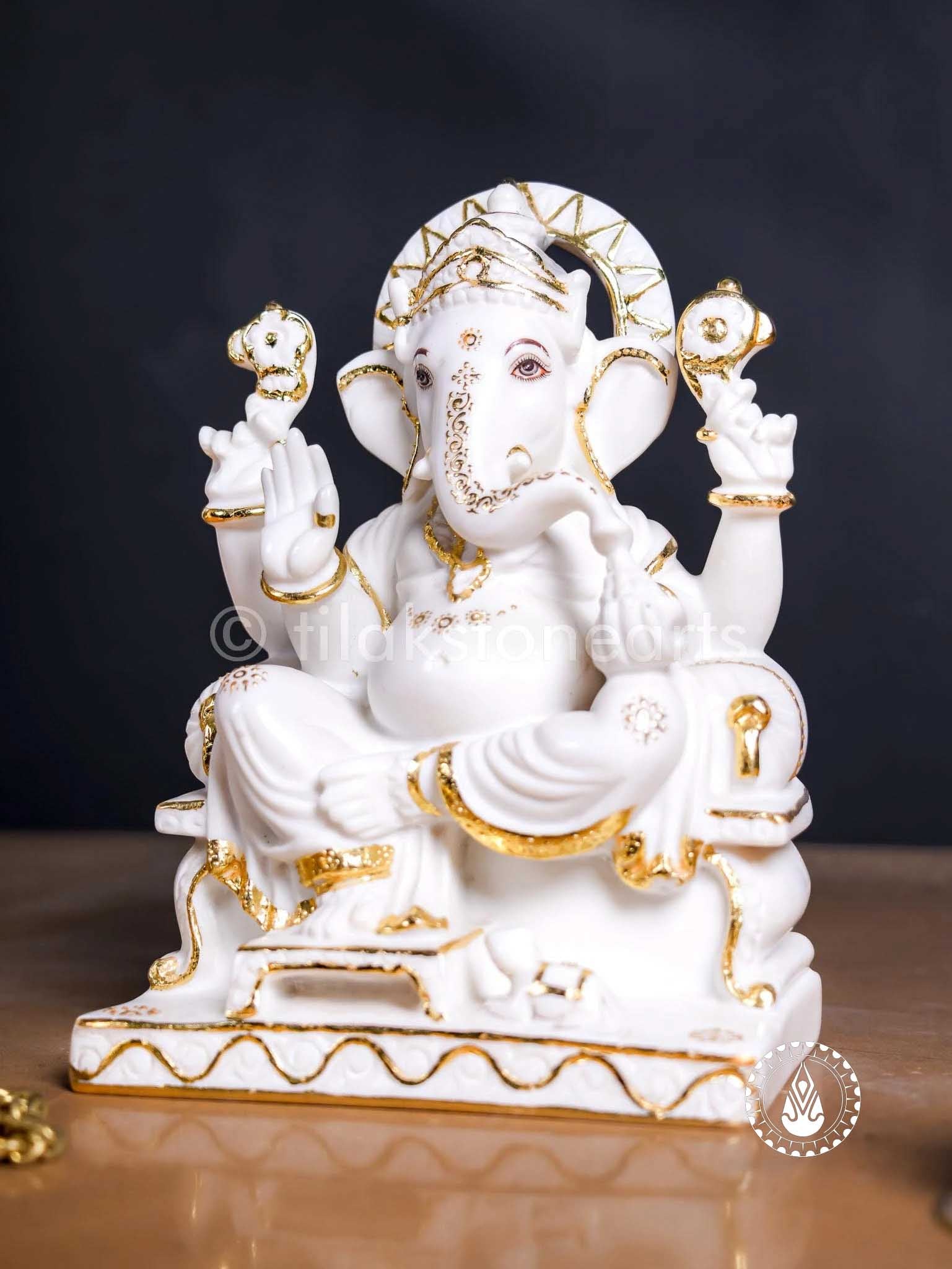 Ganesha 11" | Cultured Marble