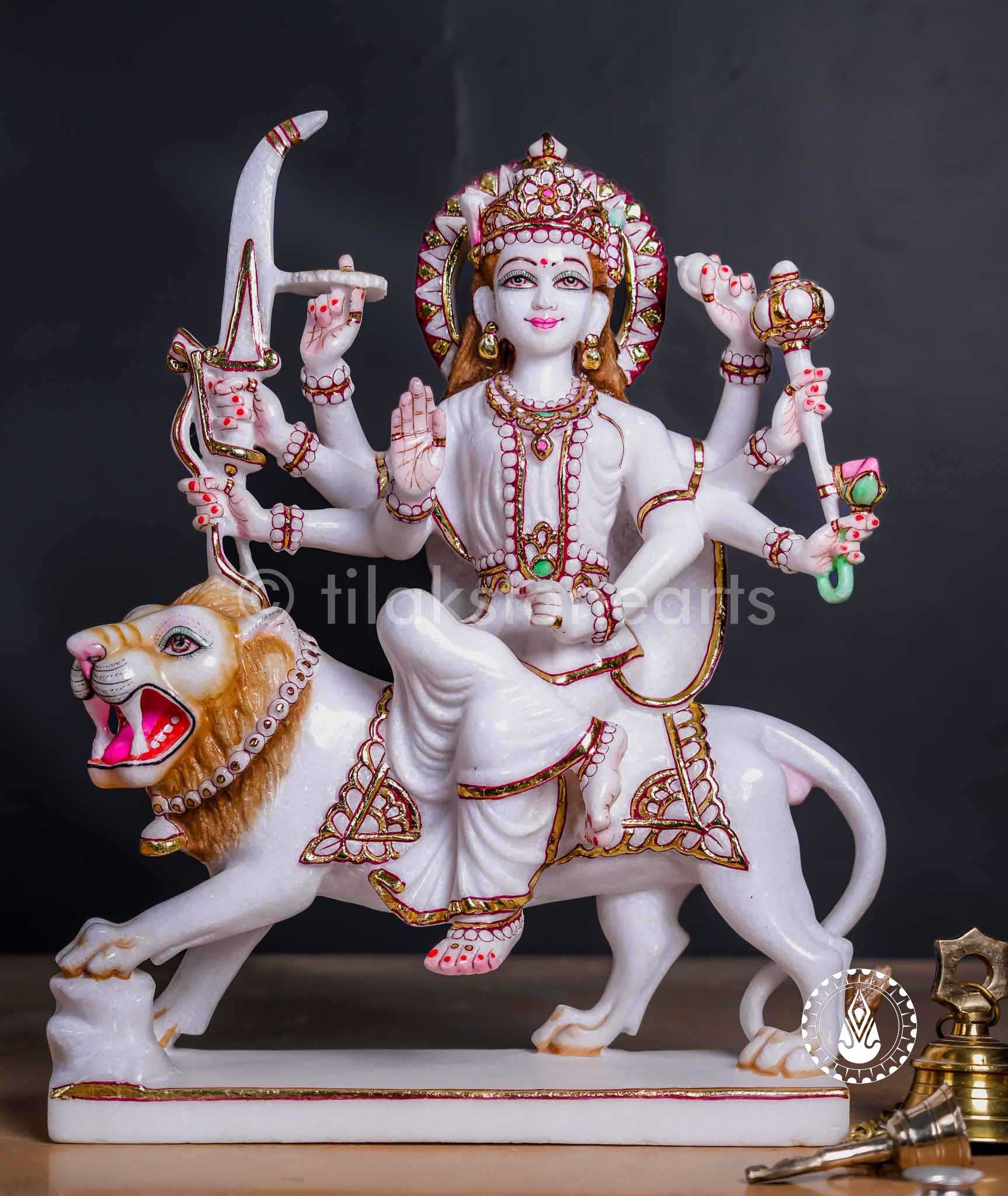 Durga Maa 18" | Swiss White (Imported)