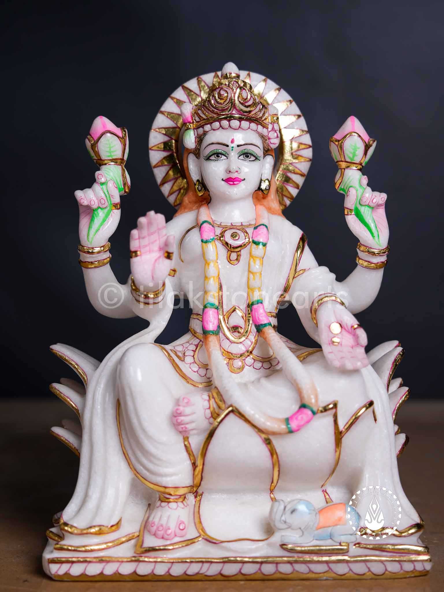 Laxmi Maa 12" | Swiss White (Imported)