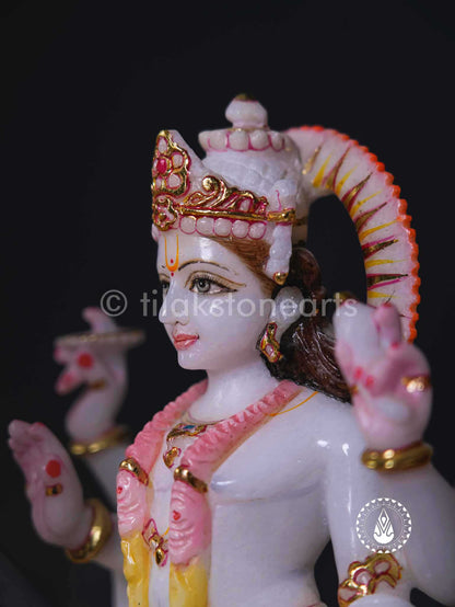 Vishnu Laxmi 12" | Swiss White (Imported)