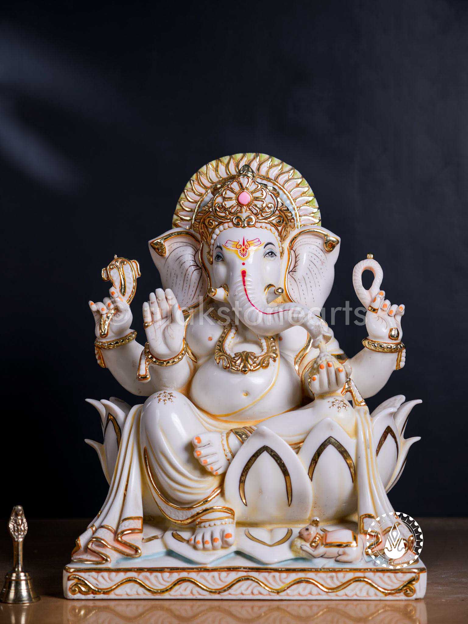 Ganesha 18" | Cultured Marble