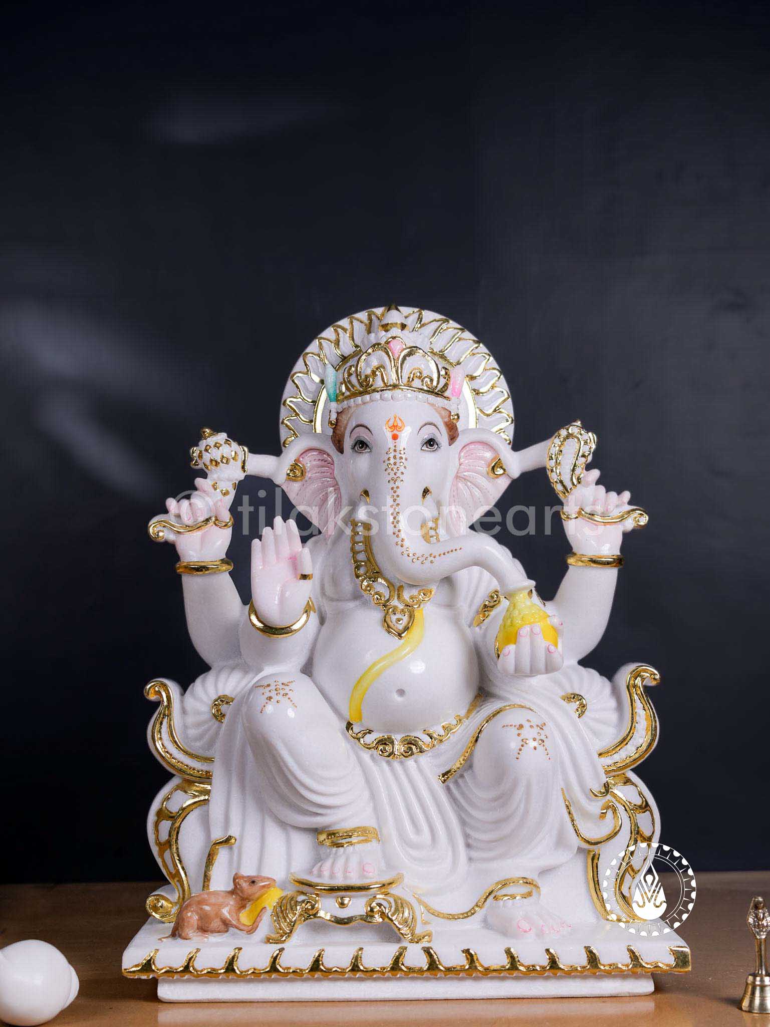 Ganesha 24" | Swiss White (Imported)