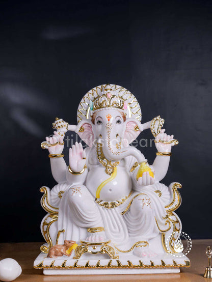 Ganesha 24" | Swiss White (Imported)