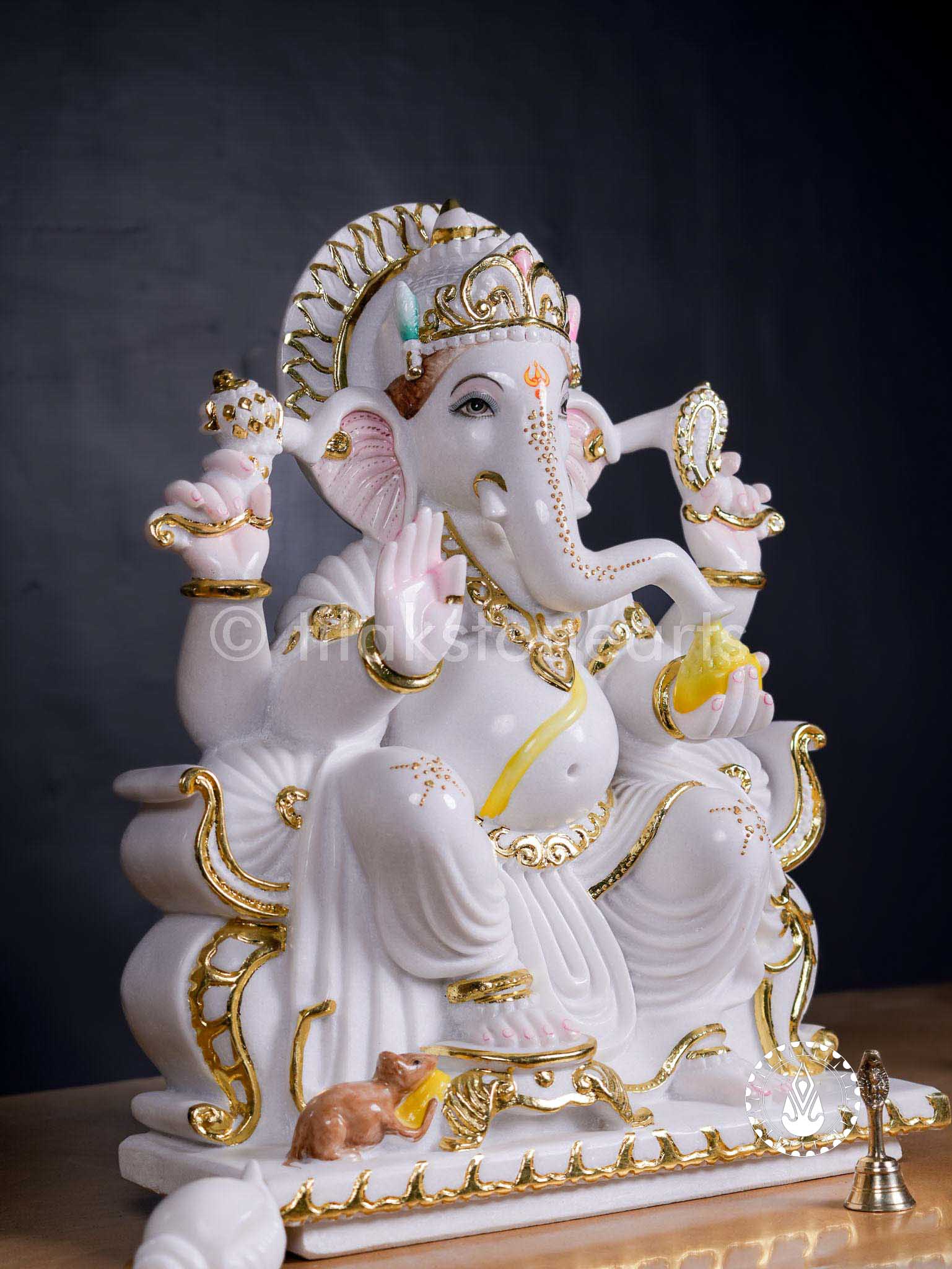 Ganesha 24" | Swiss White (Imported)