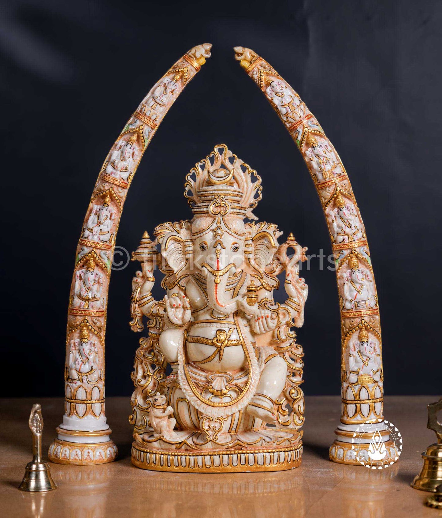 Ganesha 19" | Cultured Marble