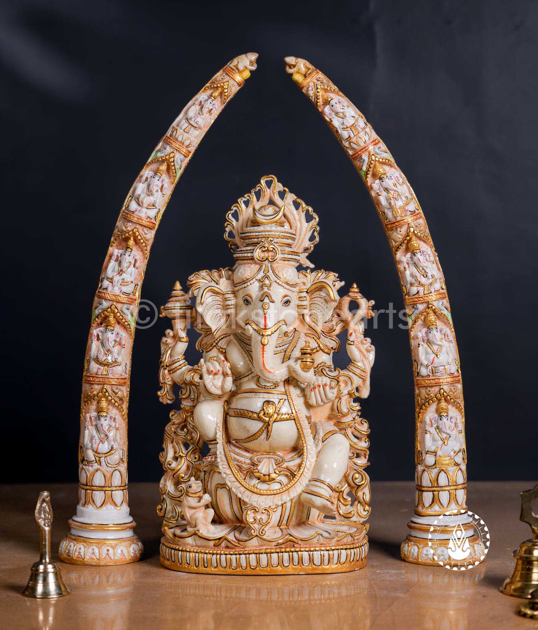 Ganesha 19" | Cultured Marble