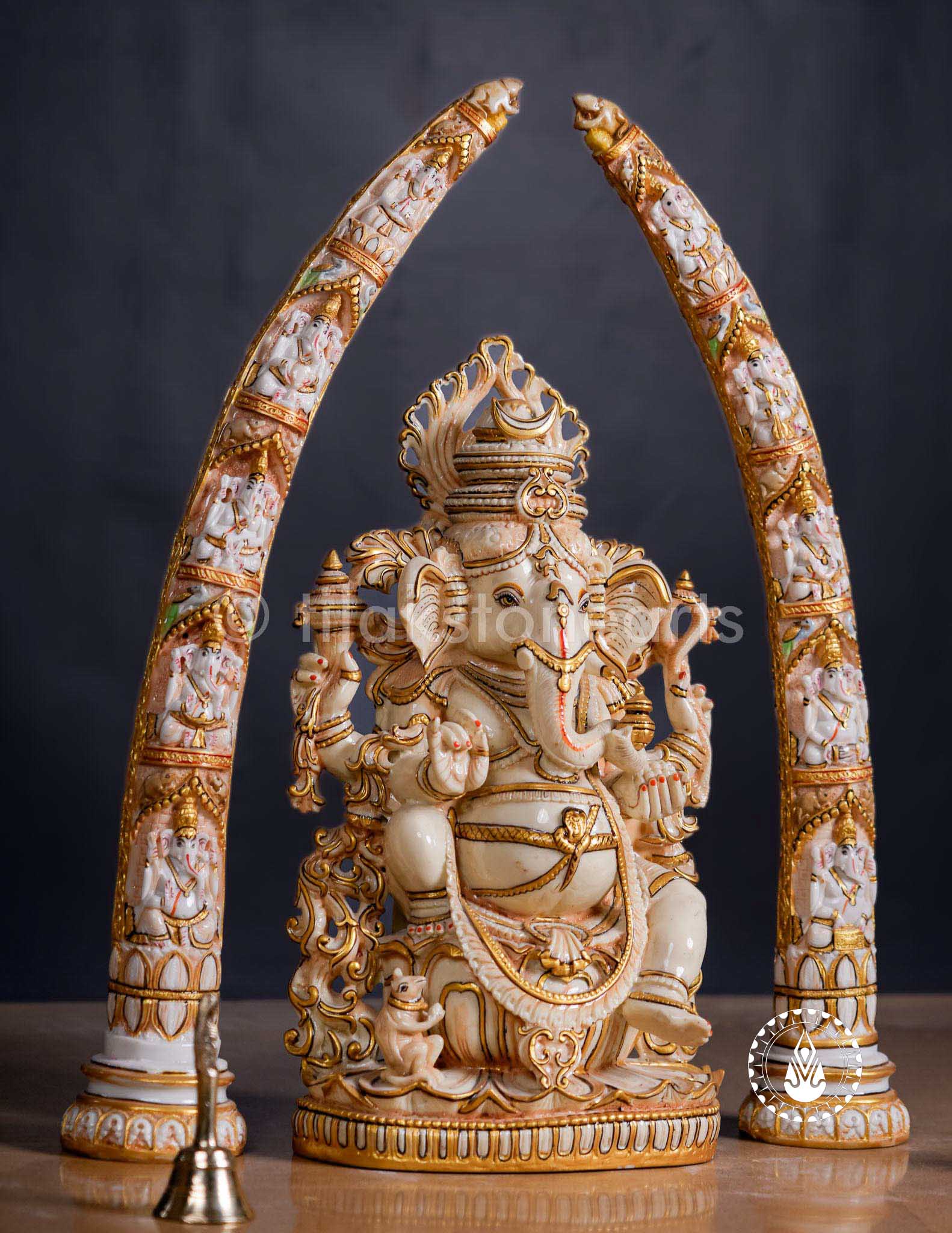 Ganesha 19" | Cultured Marble