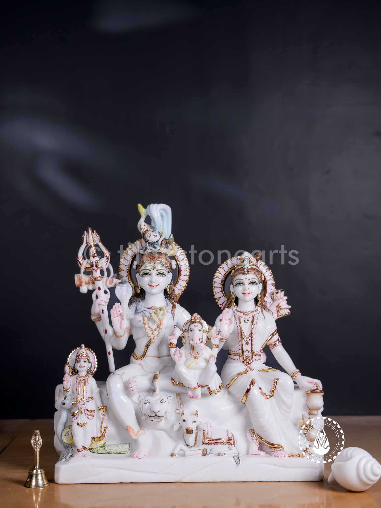 Shiv Parivar 18" | Swiss White(Imported)