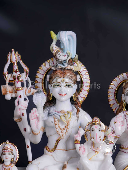Shiv Parivar 18" | Swiss White(Imported)