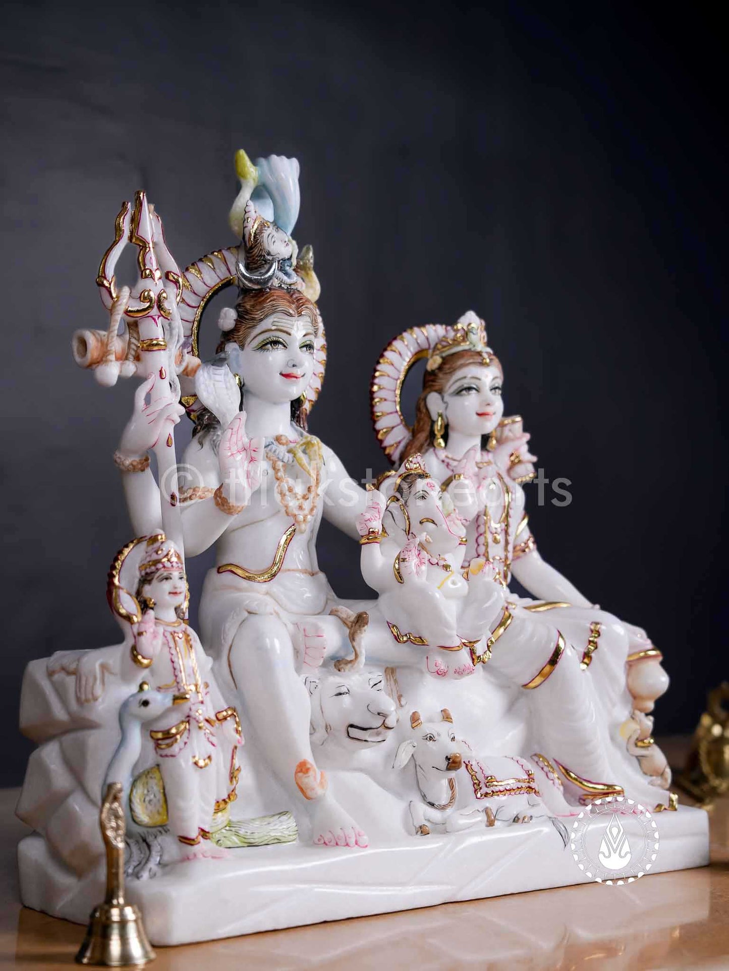 Shiv Parivar 18" | Swiss White(Imported)