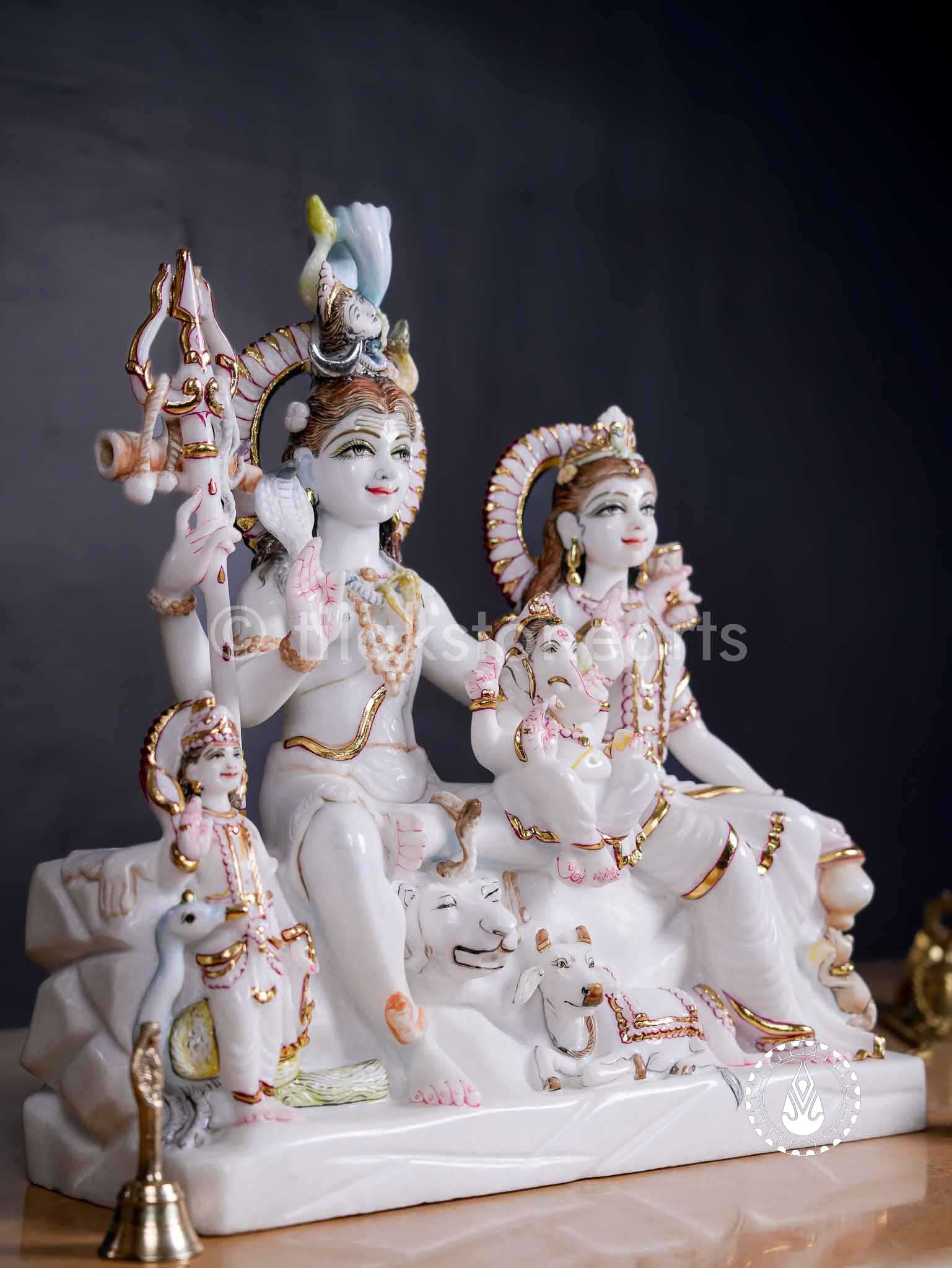 Shiv Parivar 18" | Swiss White(Imported)