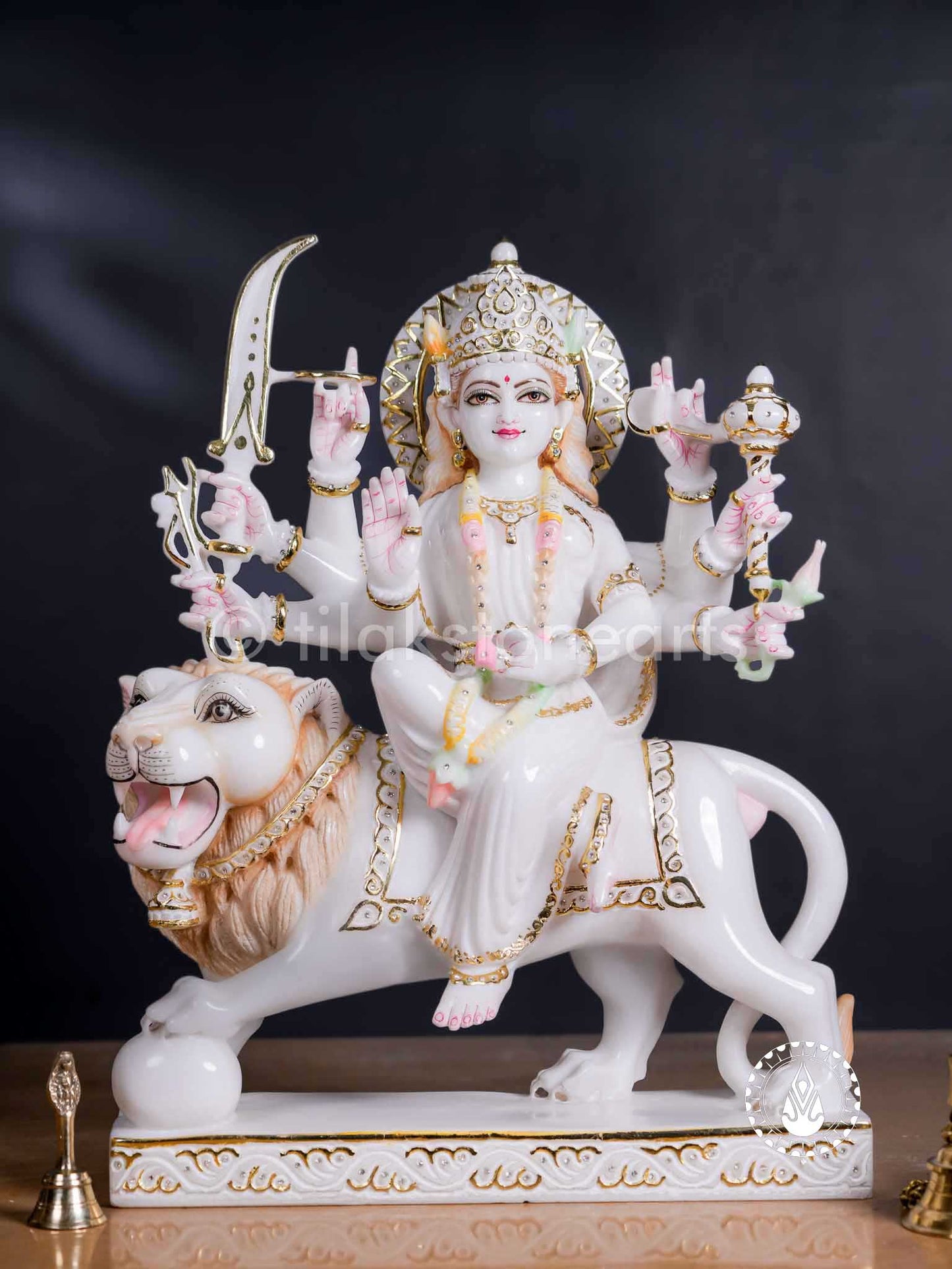 Durga Maa 22" | Swiss White (Imported)