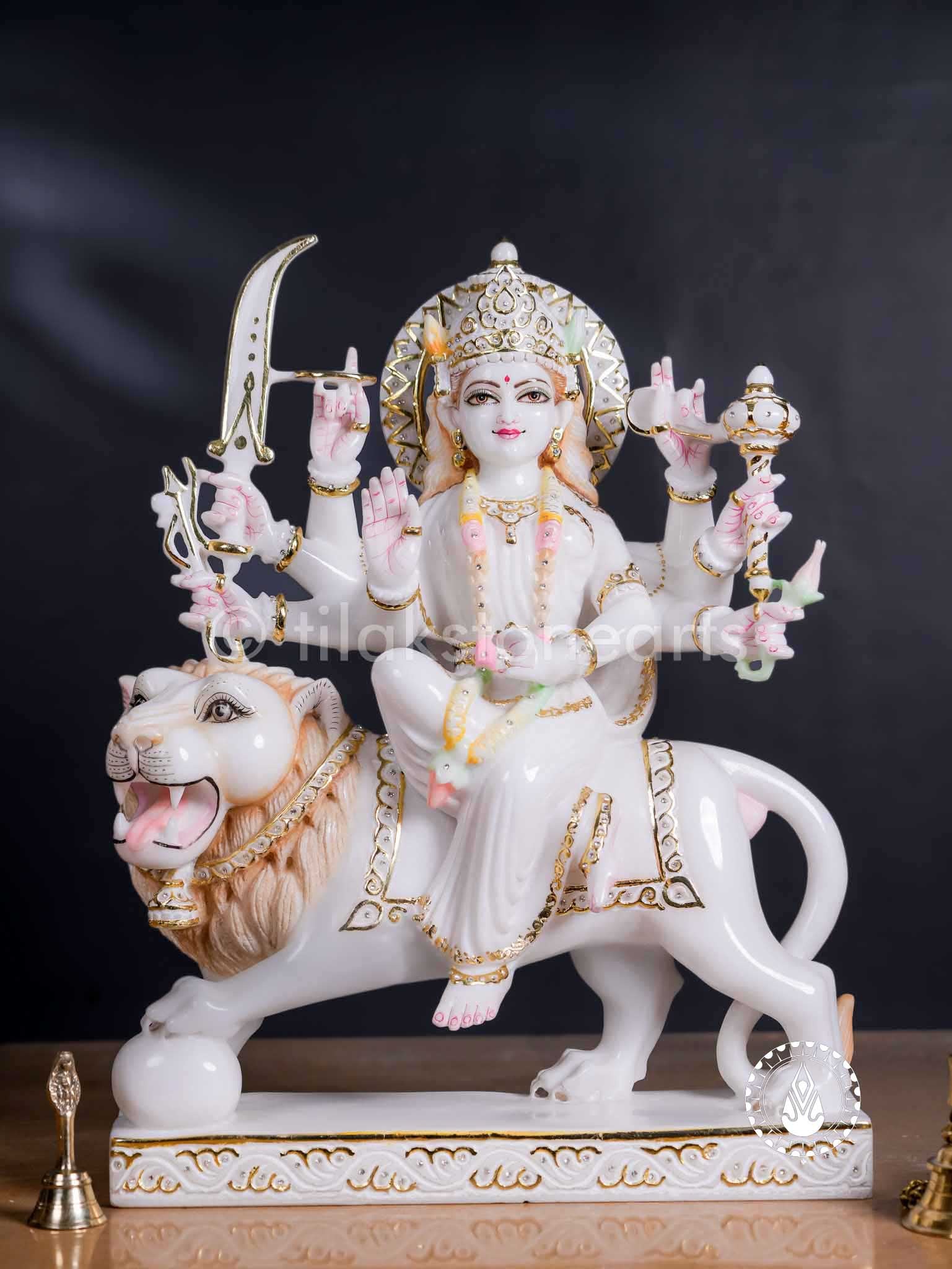 Durga Maa 22" | Swiss White (Imported)