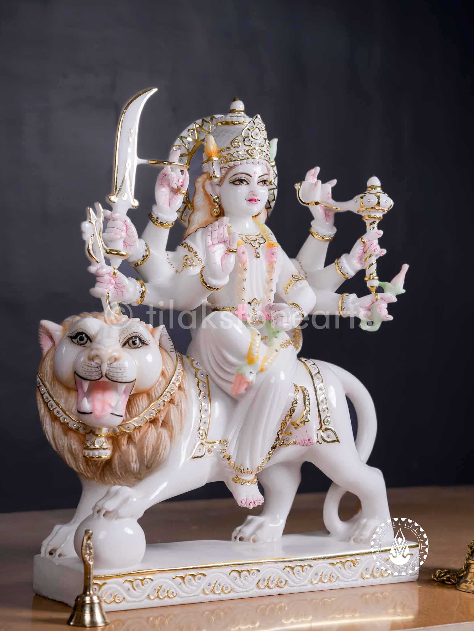 Durga Maa 22" | Swiss White (Imported)