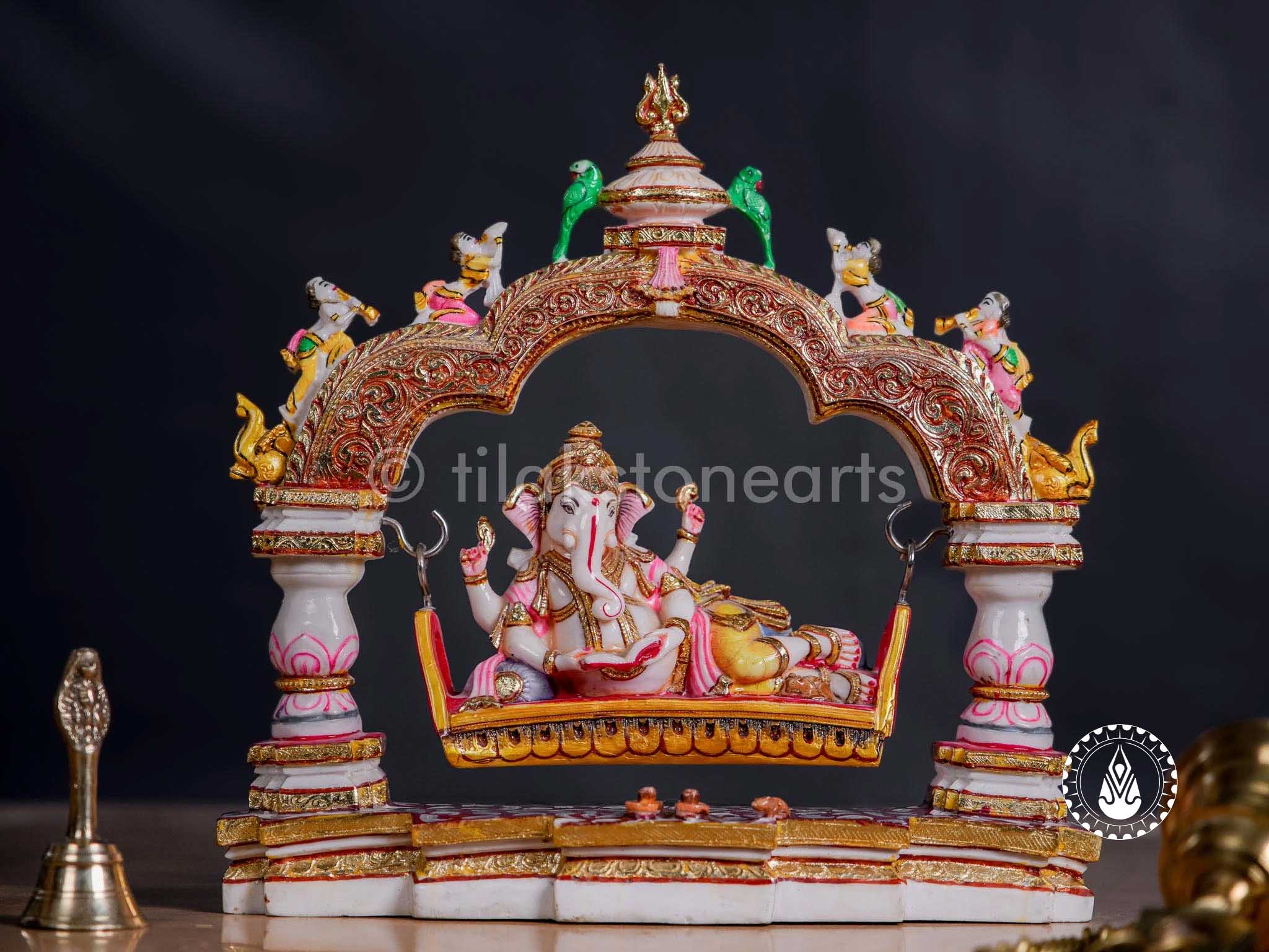 Ganesha 12" | Cultured Marble