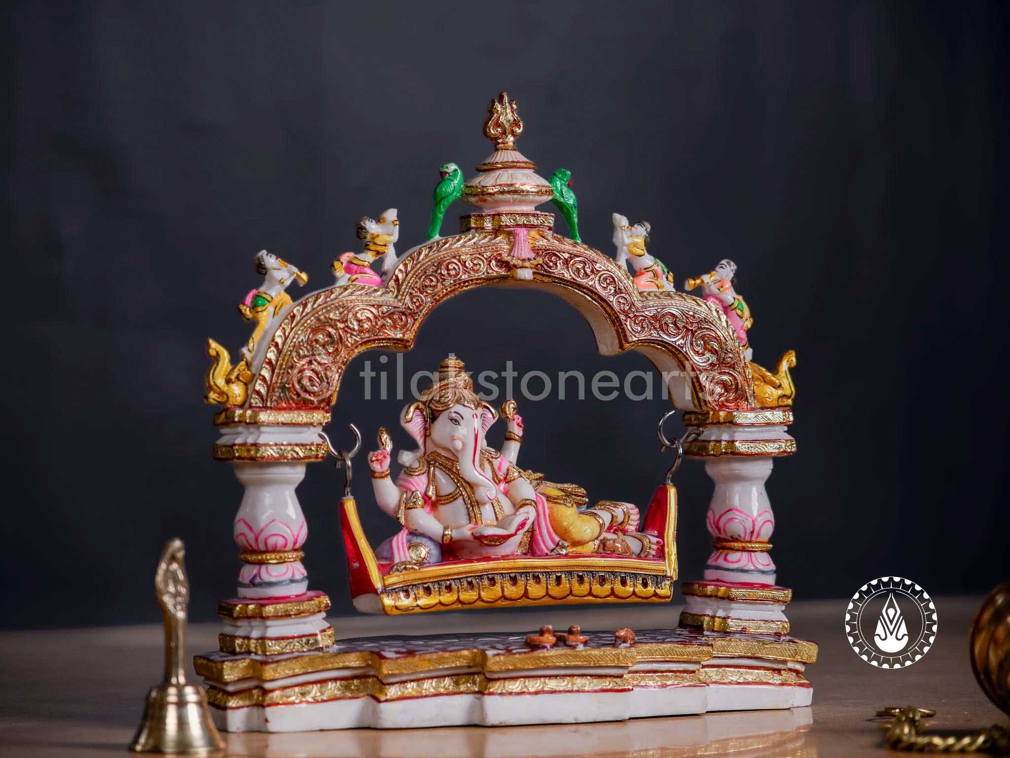 Ganesha 12" | Cultured Marble
