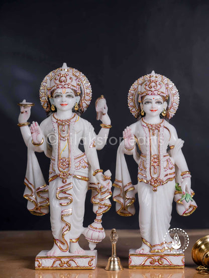 Vishnu Laxmi 18" | Swiss White (Imported)