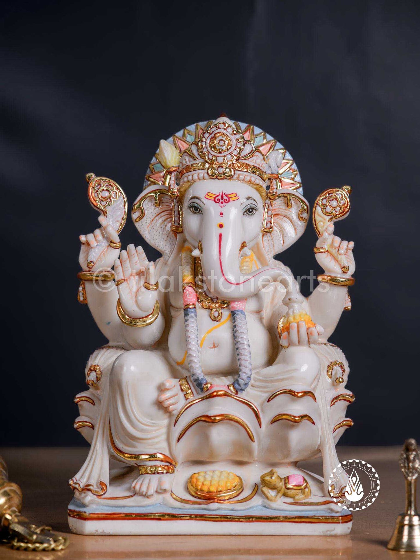 Ganesha 15" | Cultured Marble